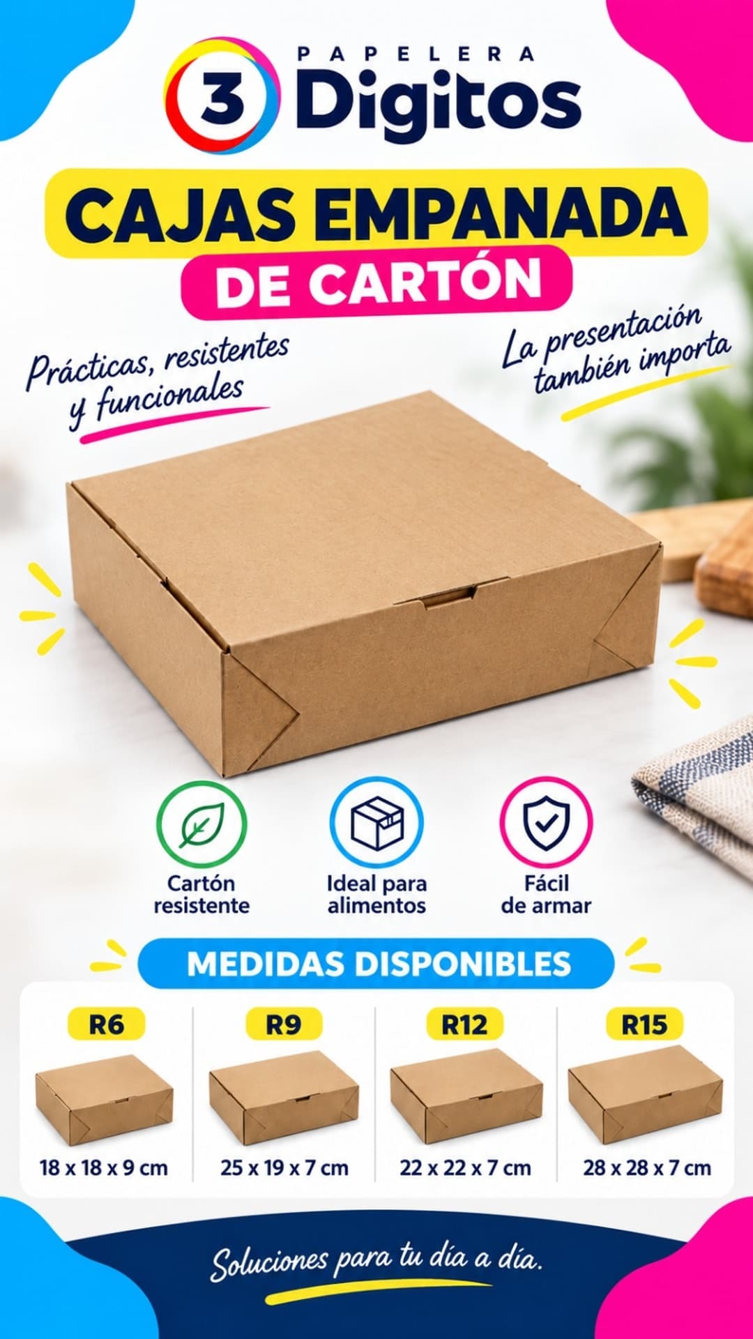 CAJA DE EMPANADA