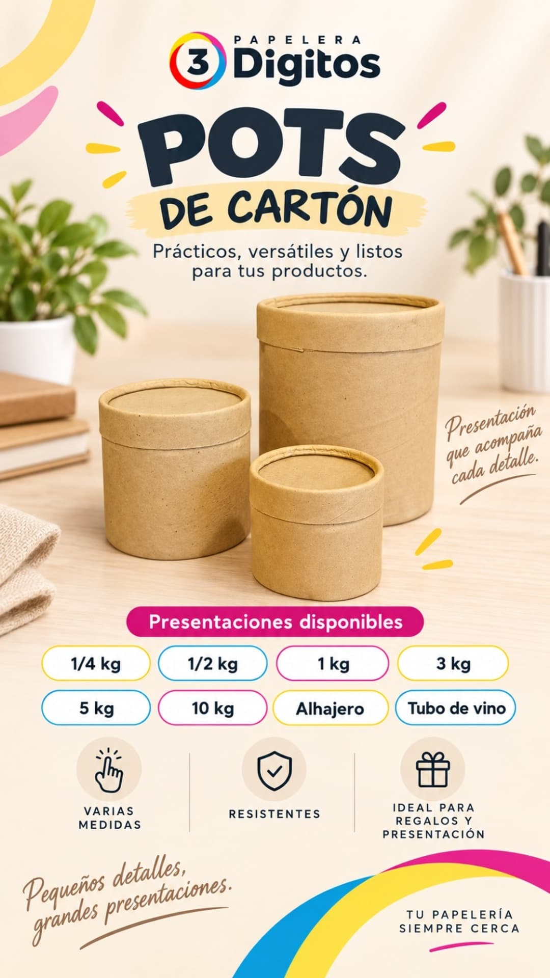POTES DE CARTON