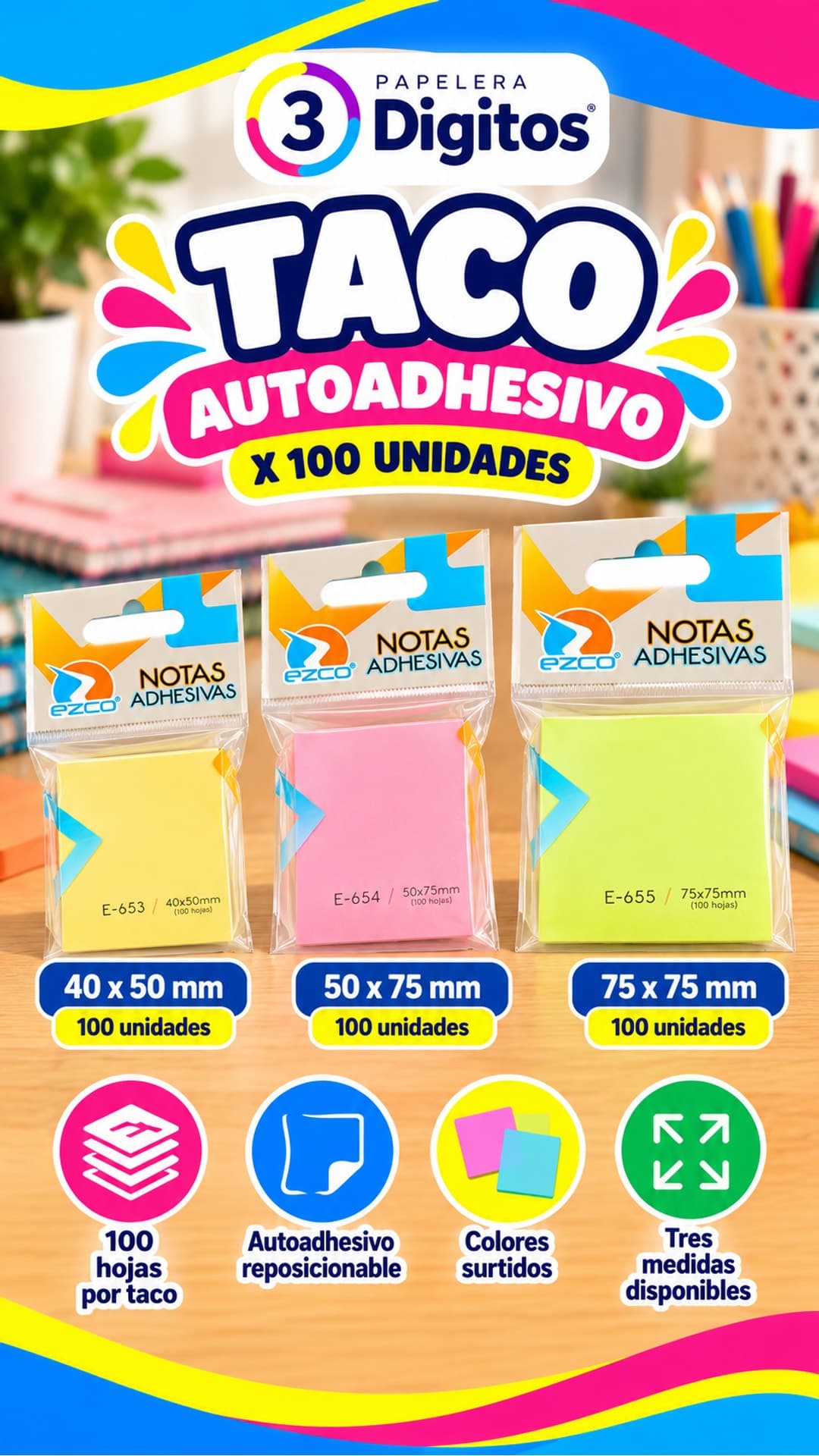TACO AUTOADHESIVO- EZCO