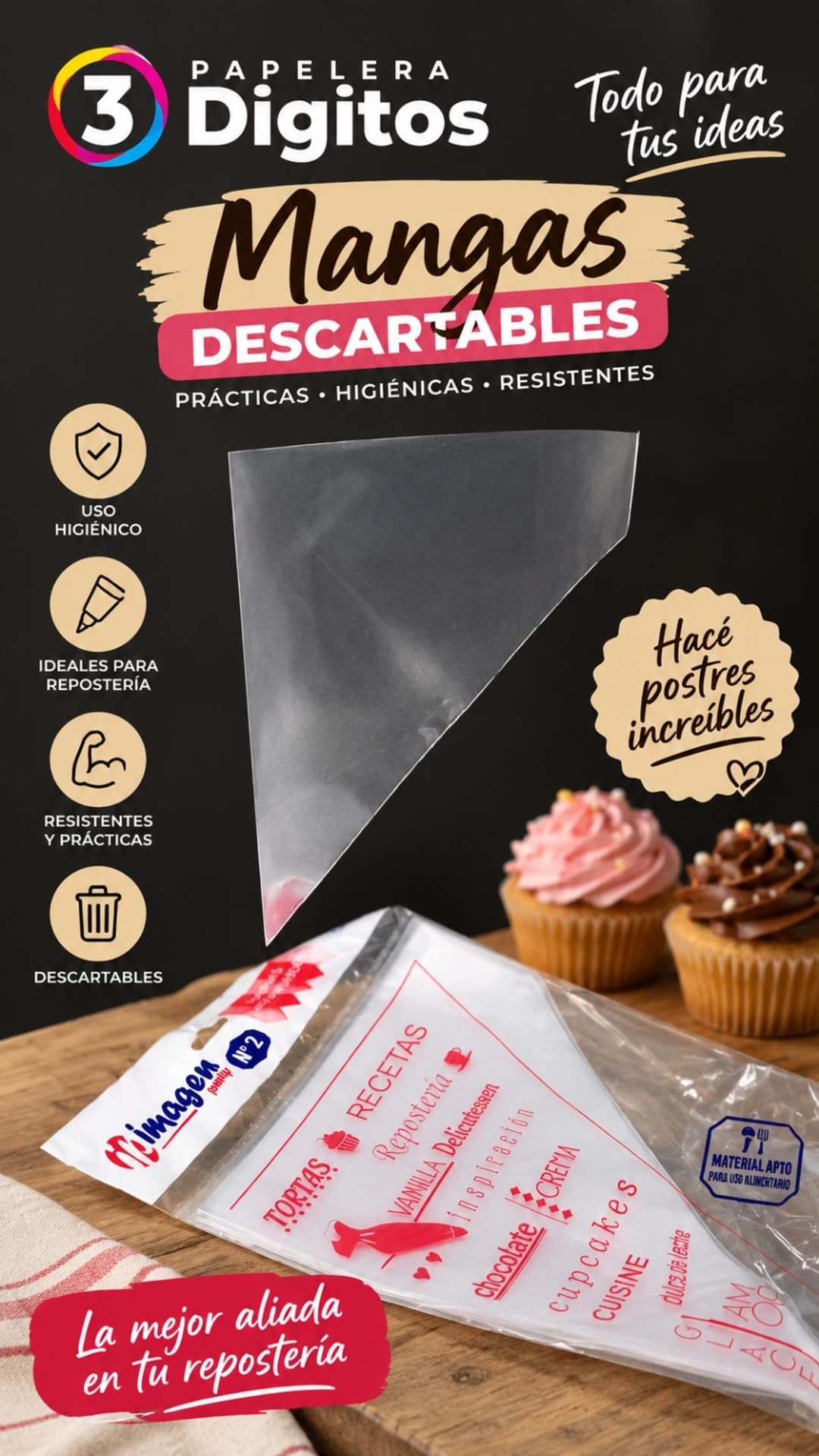 MANGAS DE REPOSTERIA