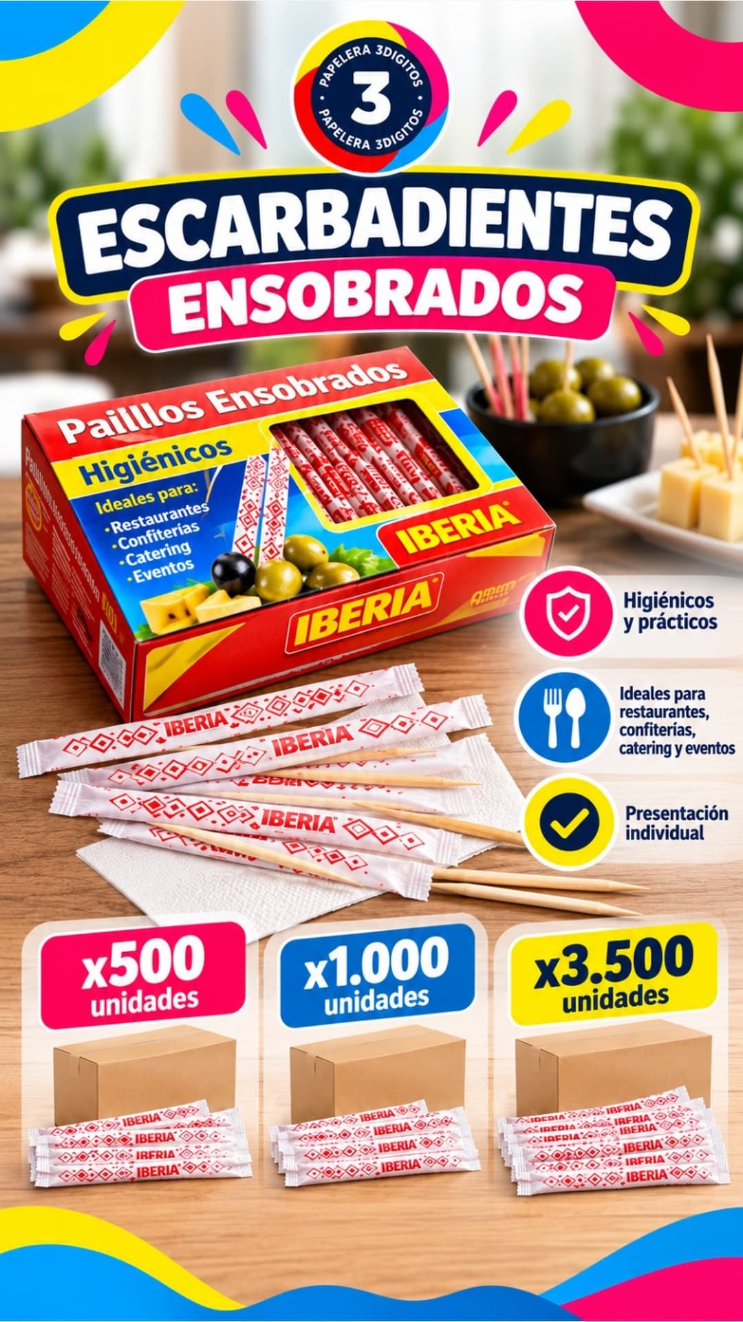 ESCARBADIENTES ENSOBRADOS