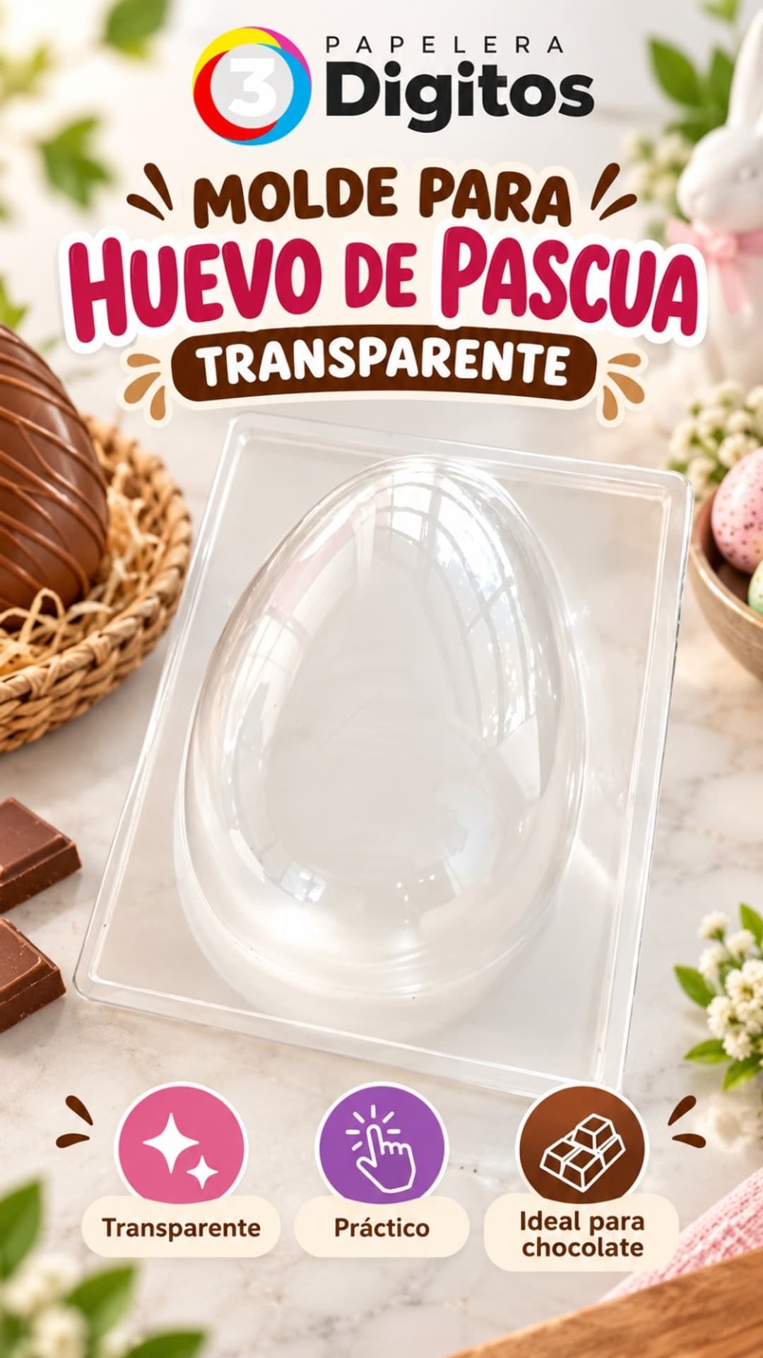 MOLDE PARA HUEVO DE PASCUA
