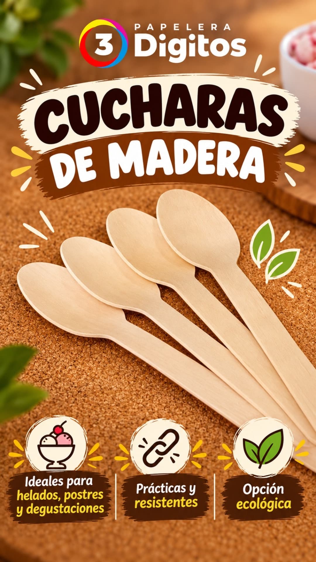 CUCHARAS DE MADERA