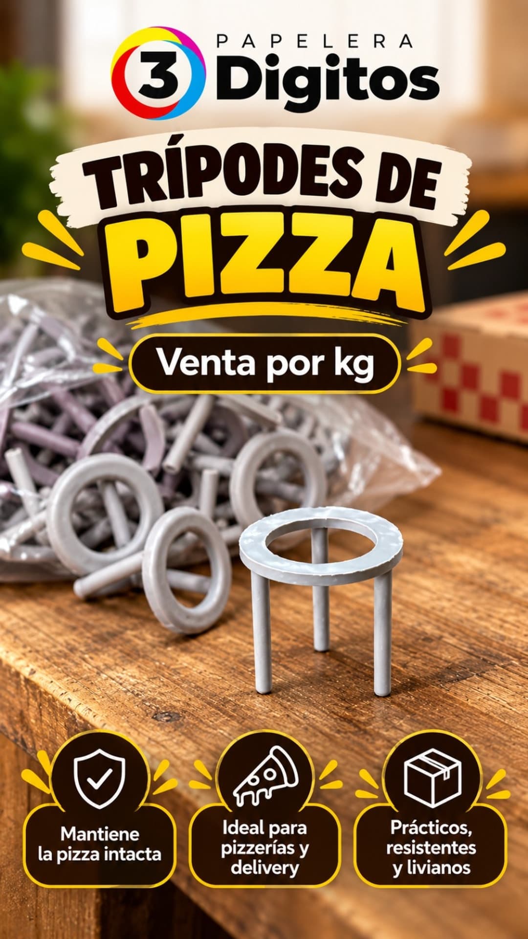 TRIPODES DE PIZZA