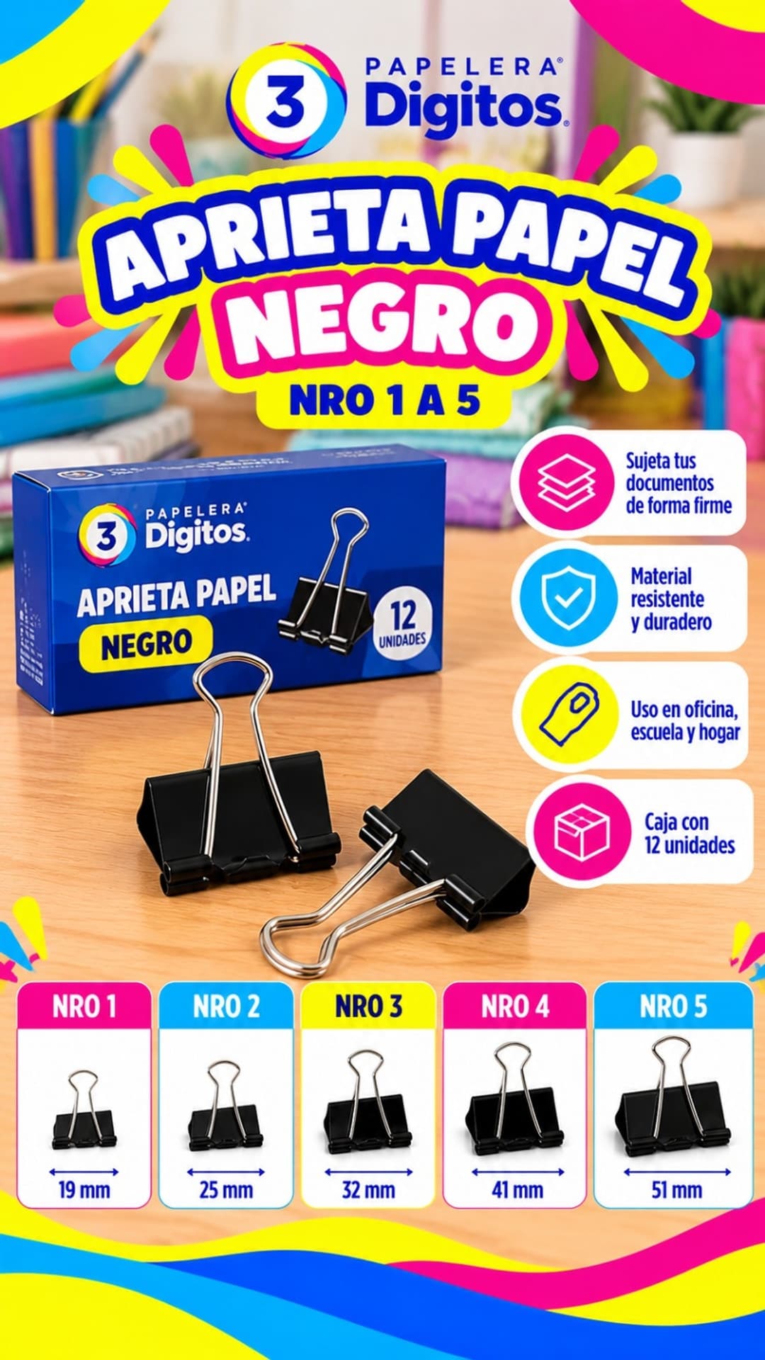 APRIETA PAPEL NEGRO