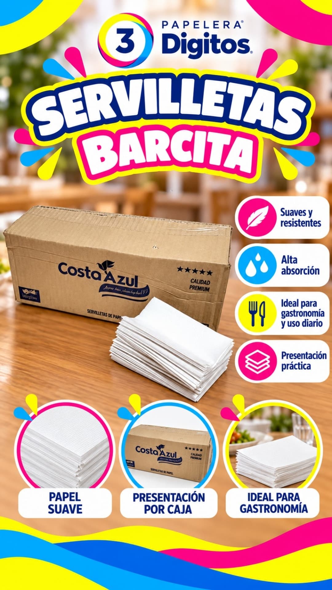 SERVILLETAS BARCITA