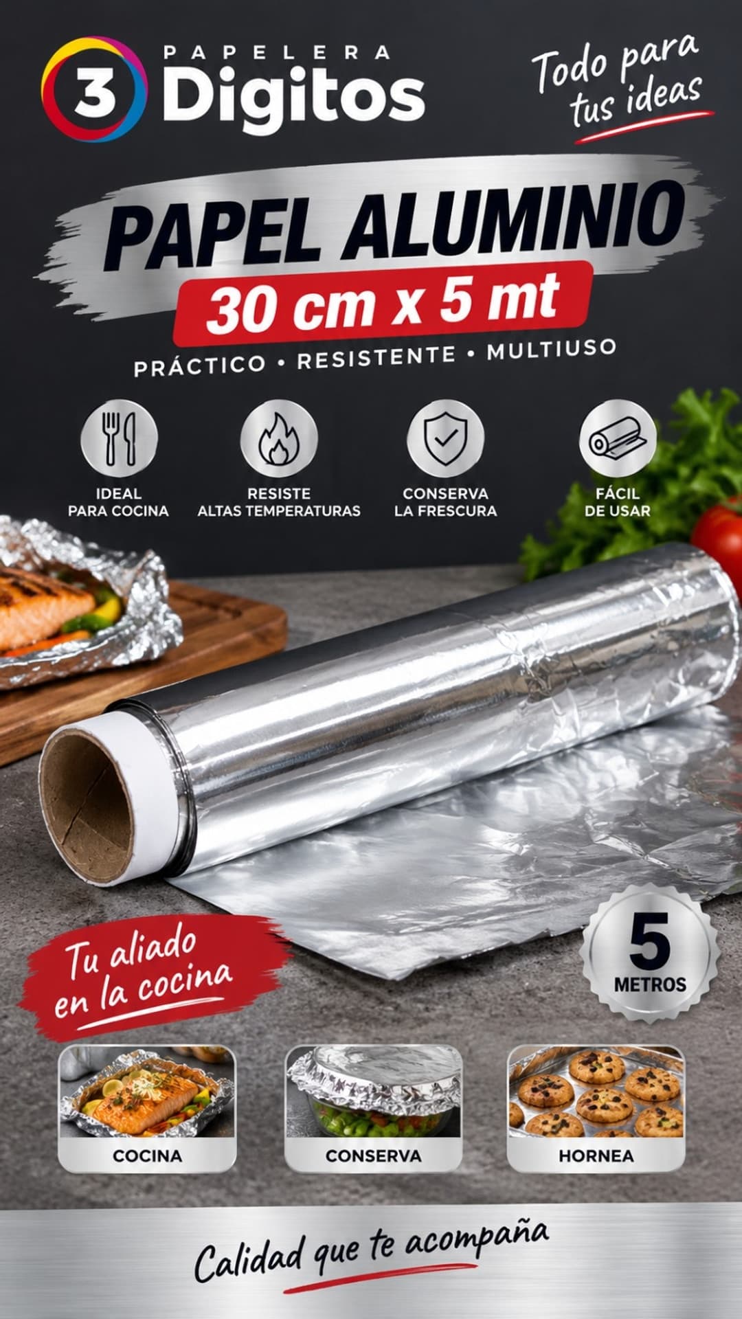 PAPEL ALUMINIO