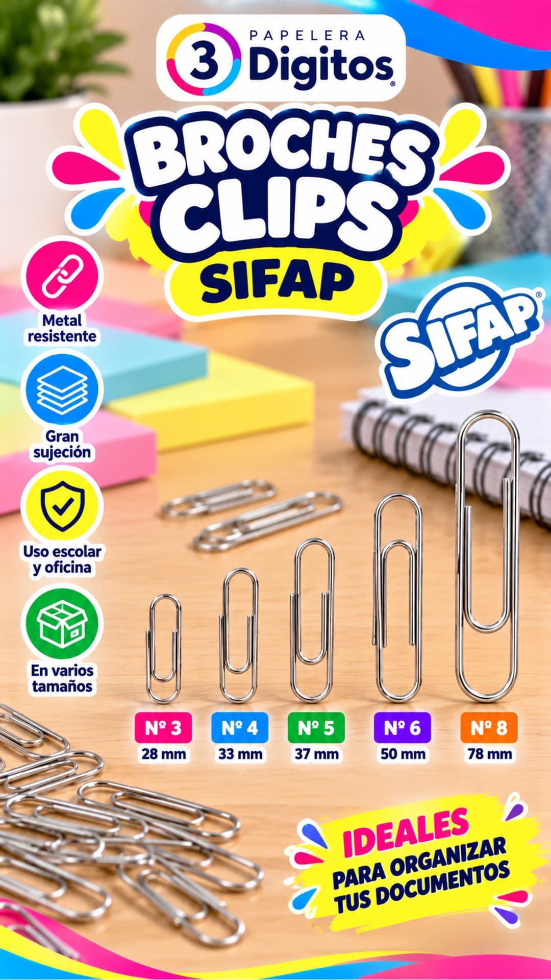 BROCHES CLIPS- SIFAP