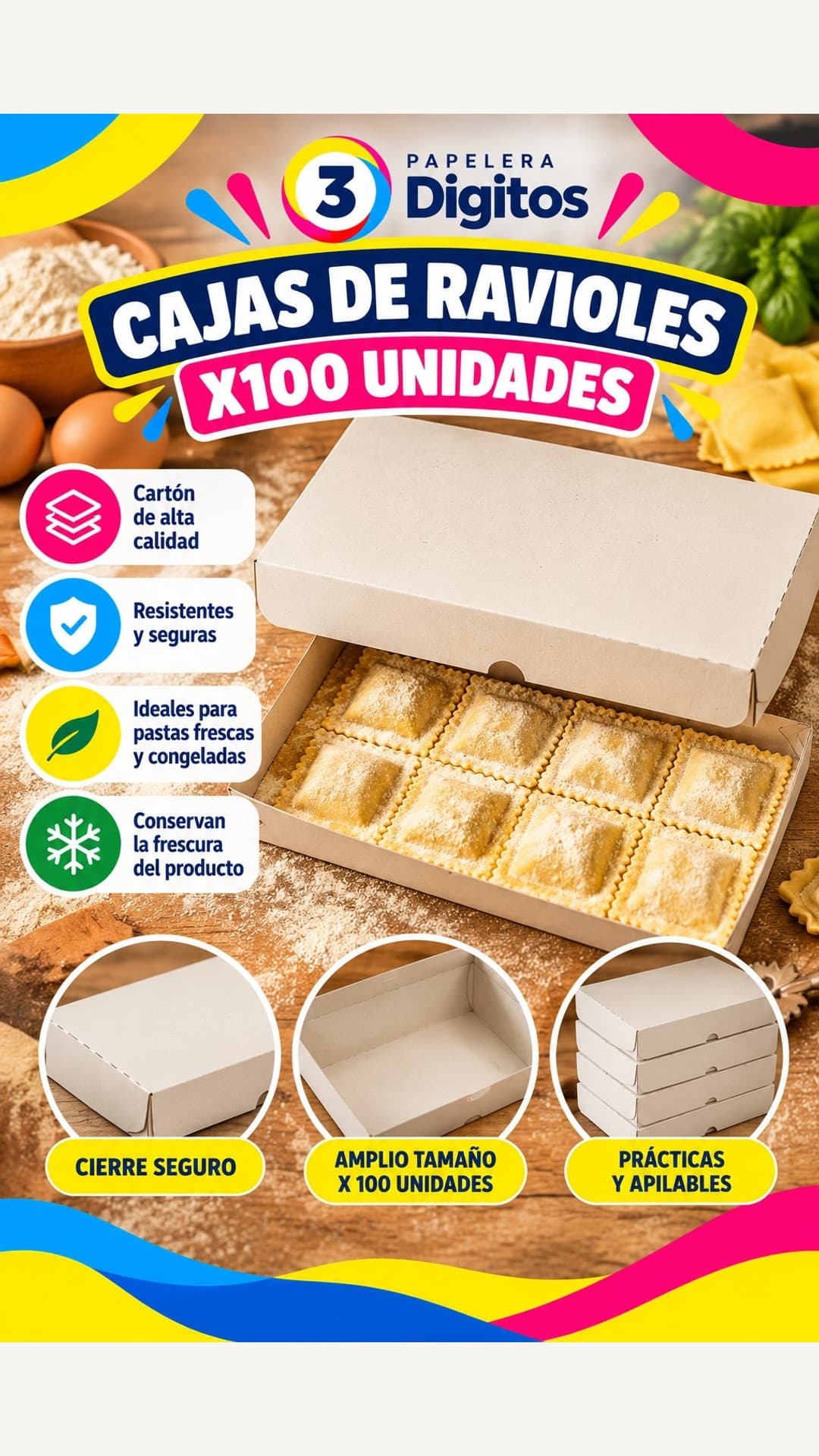 CAJAS DE RAVIOLES