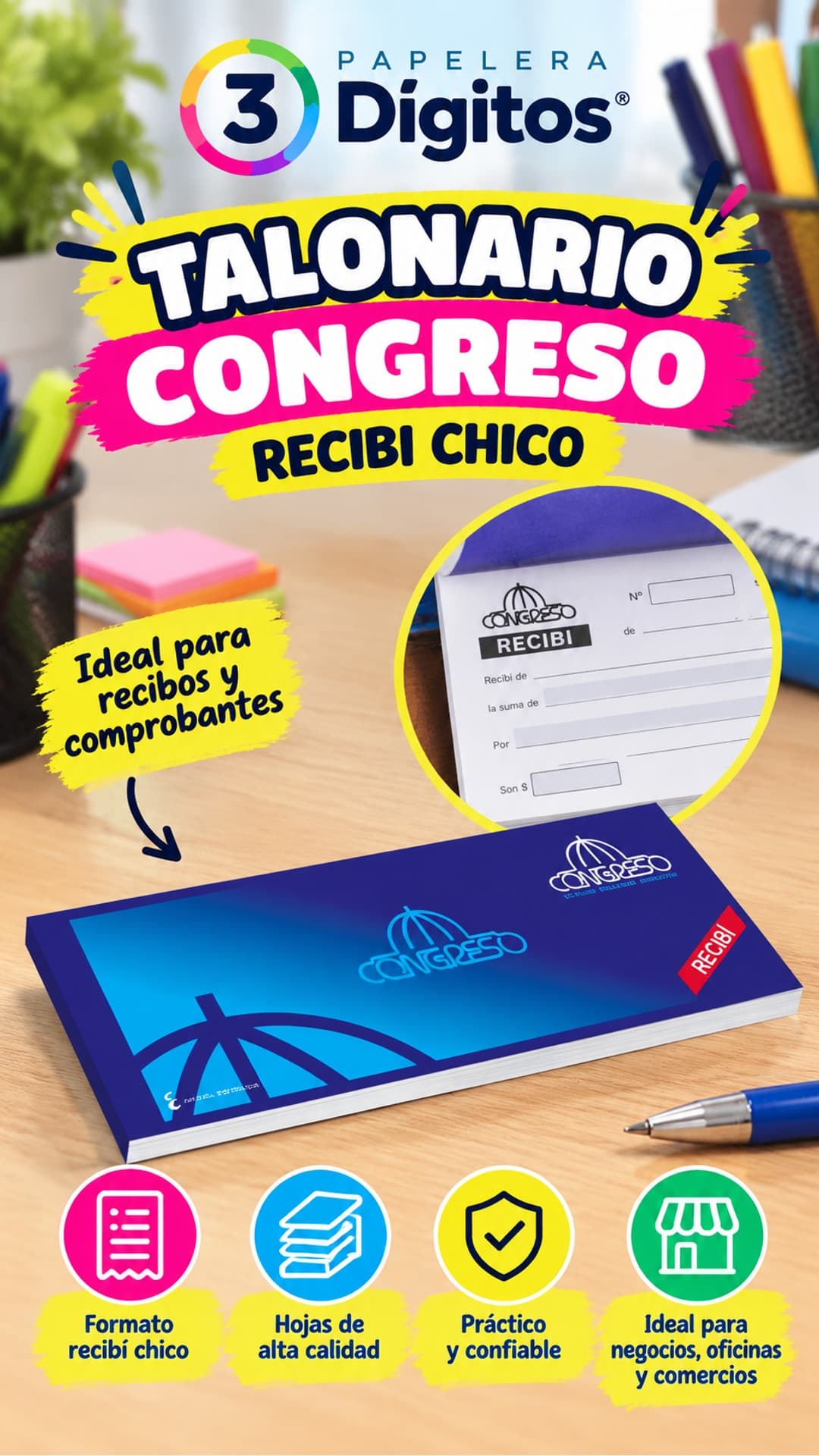 TALONARIO- CONGRESO RECIBI CHICO