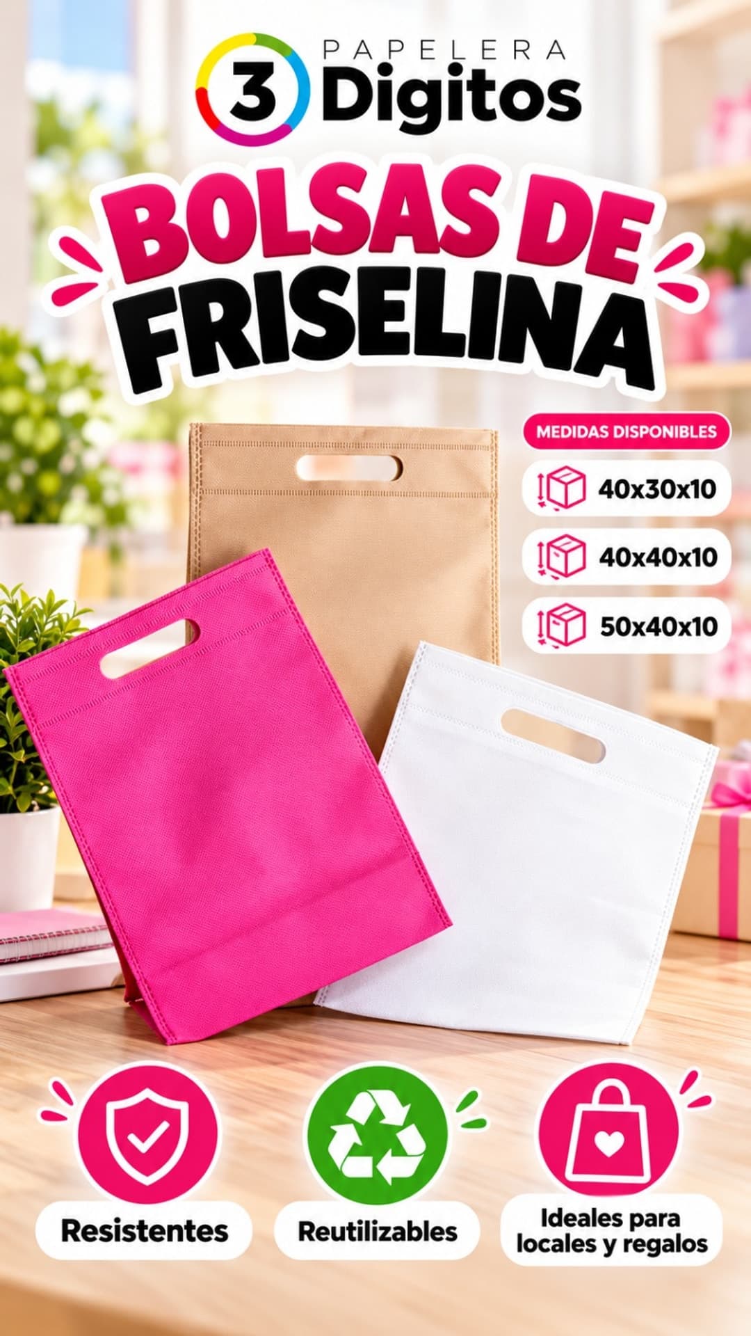 BOLSAS D FRISELINA
