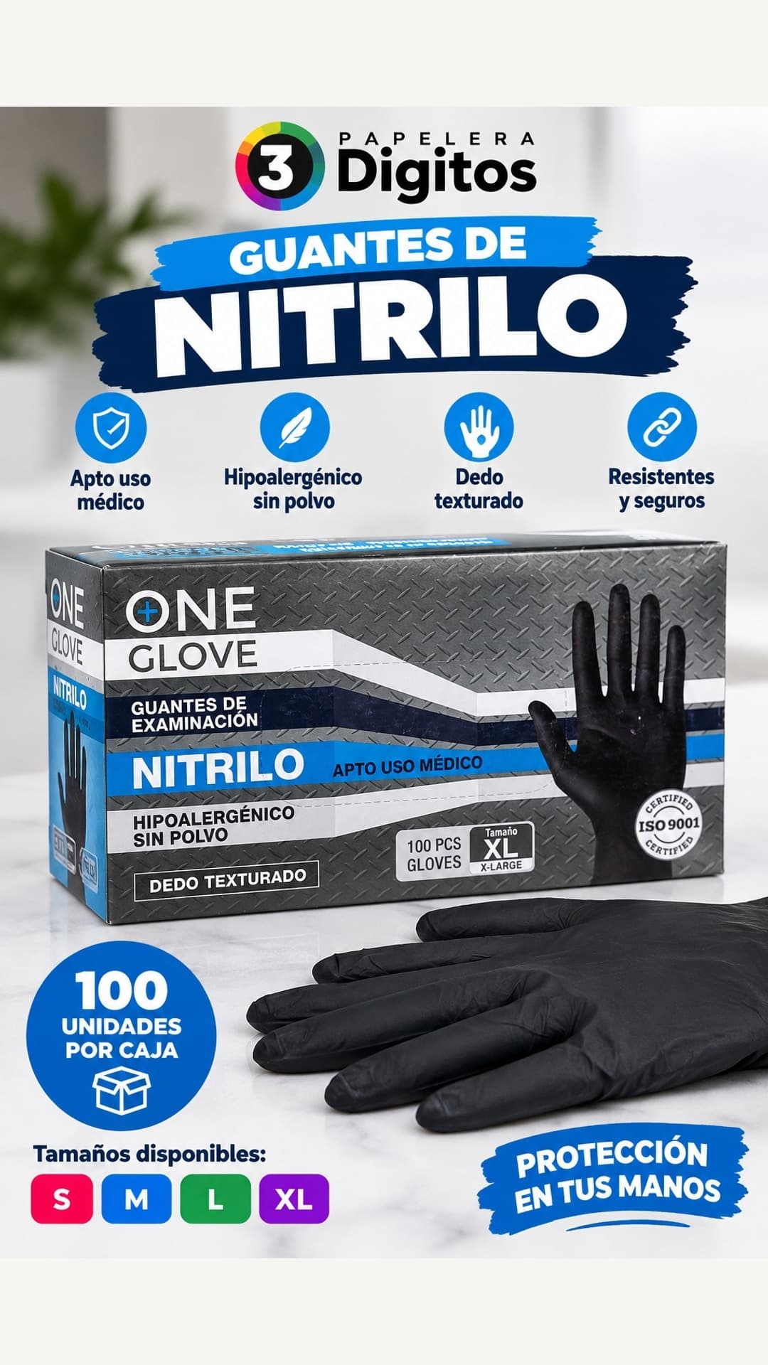 GUANTES DE NITRILO