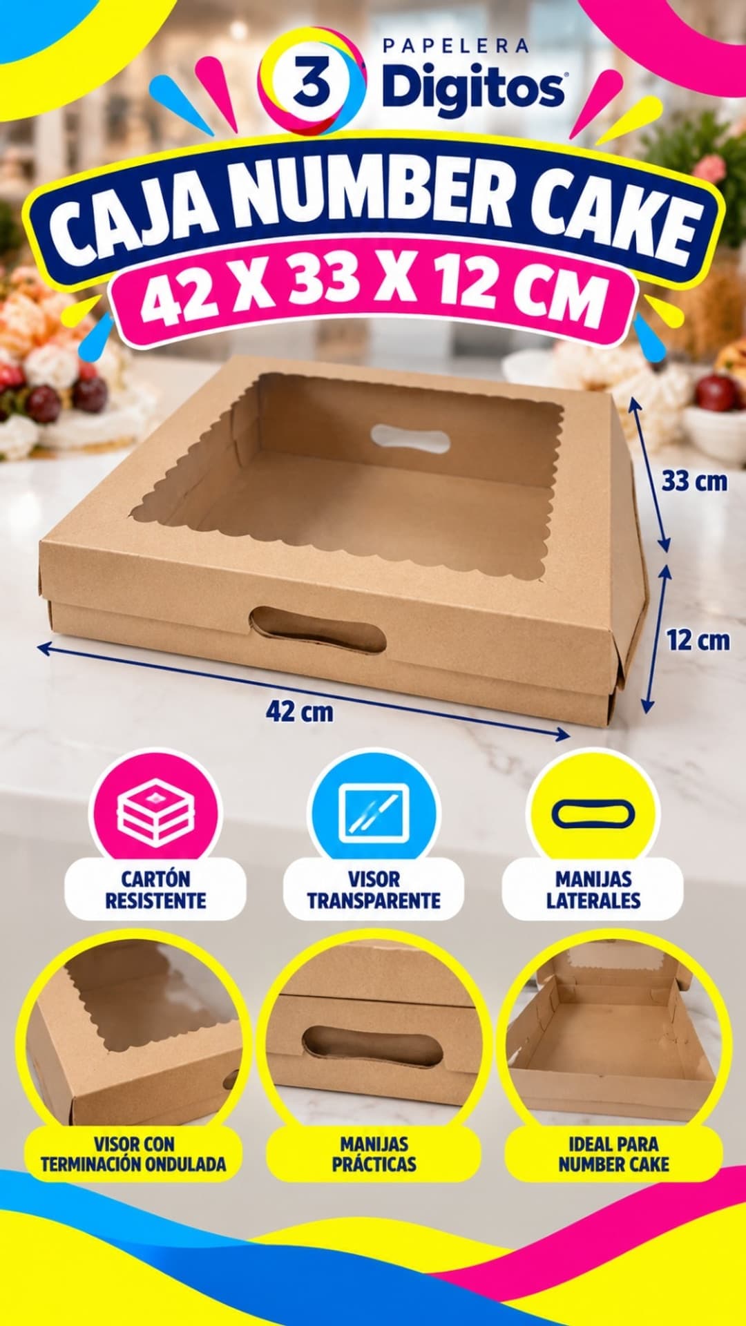 CAJA NUMBER CAKE