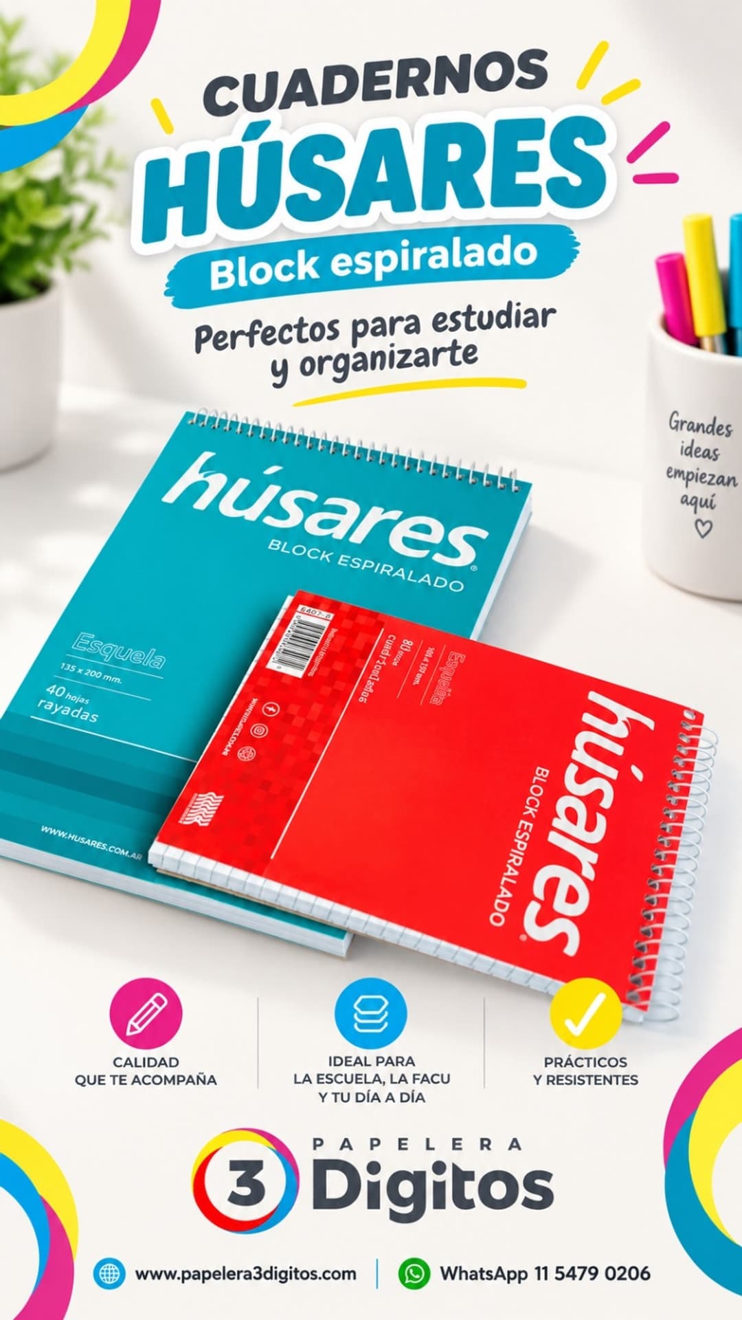 BLOCK ESPIRALADO- HUSARES