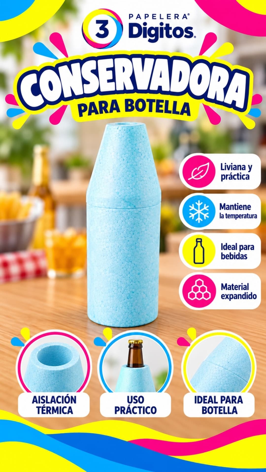 CONSERVADORA PARA BOTELLA