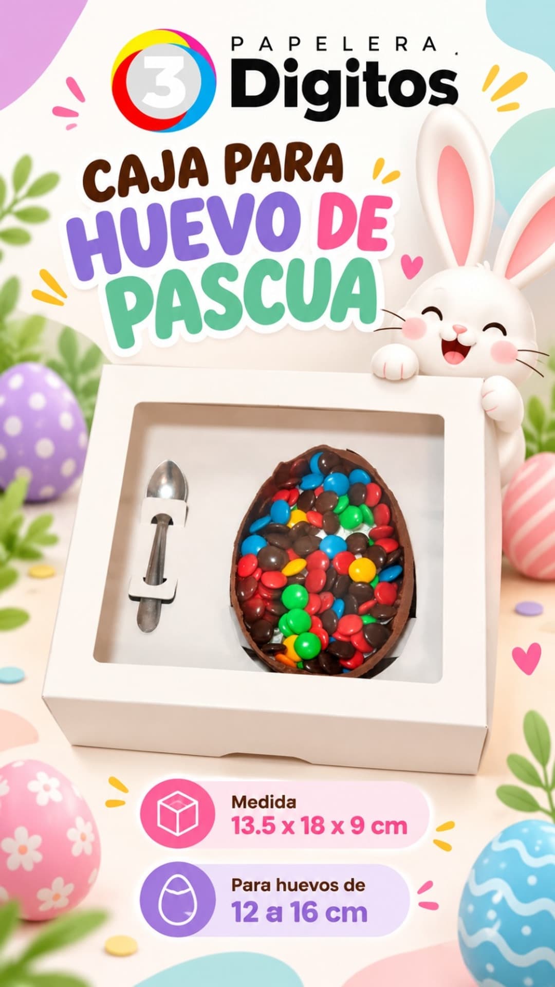CAJA PARA HUEVO DE PASCUA