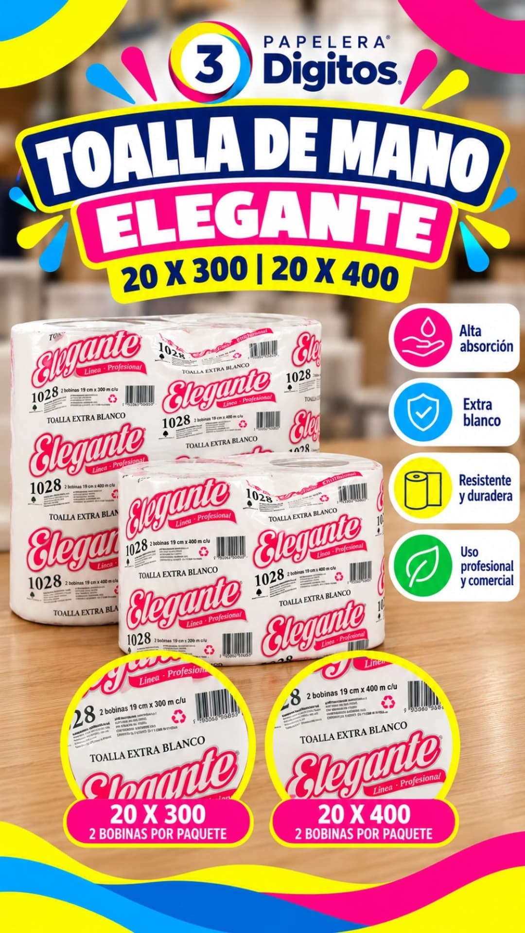 TOALLA DE MANOS ELEGANTE