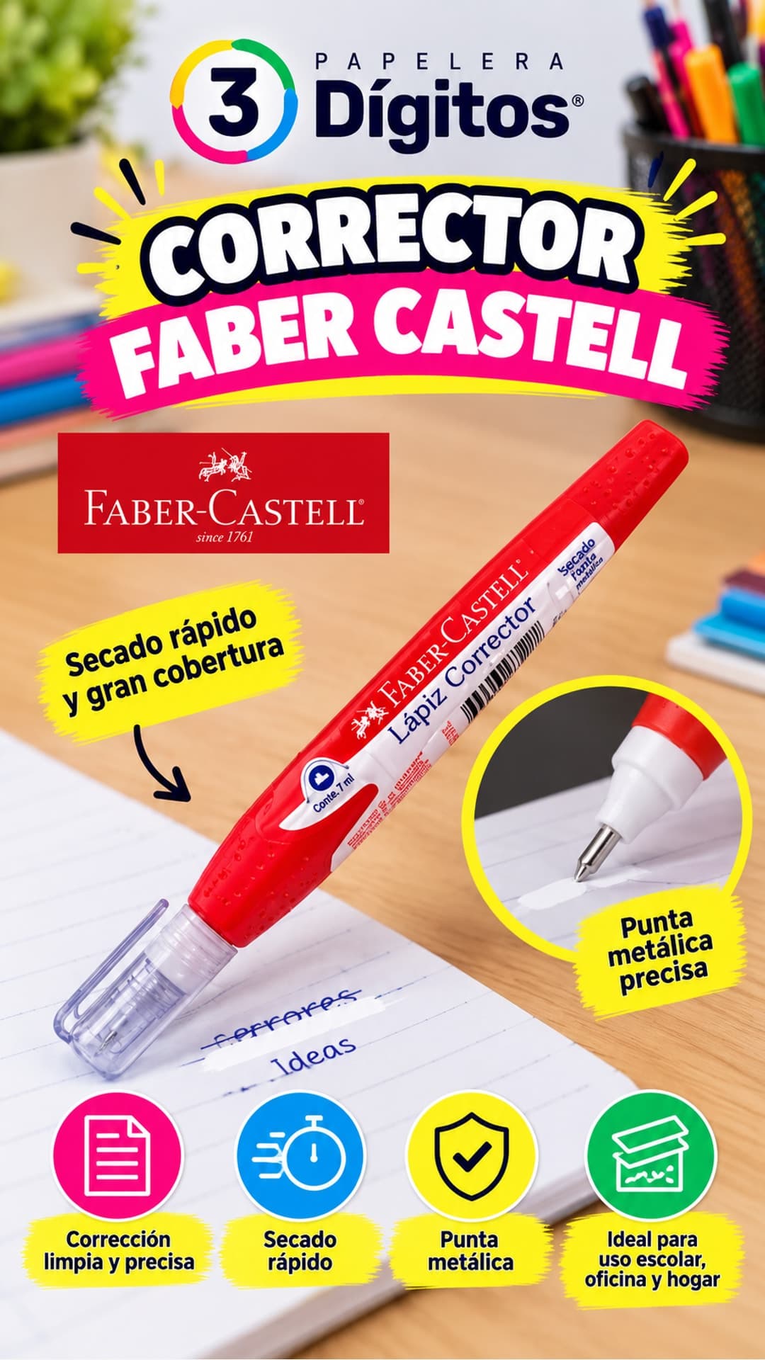 CORRECTOR- FABER CASTELL