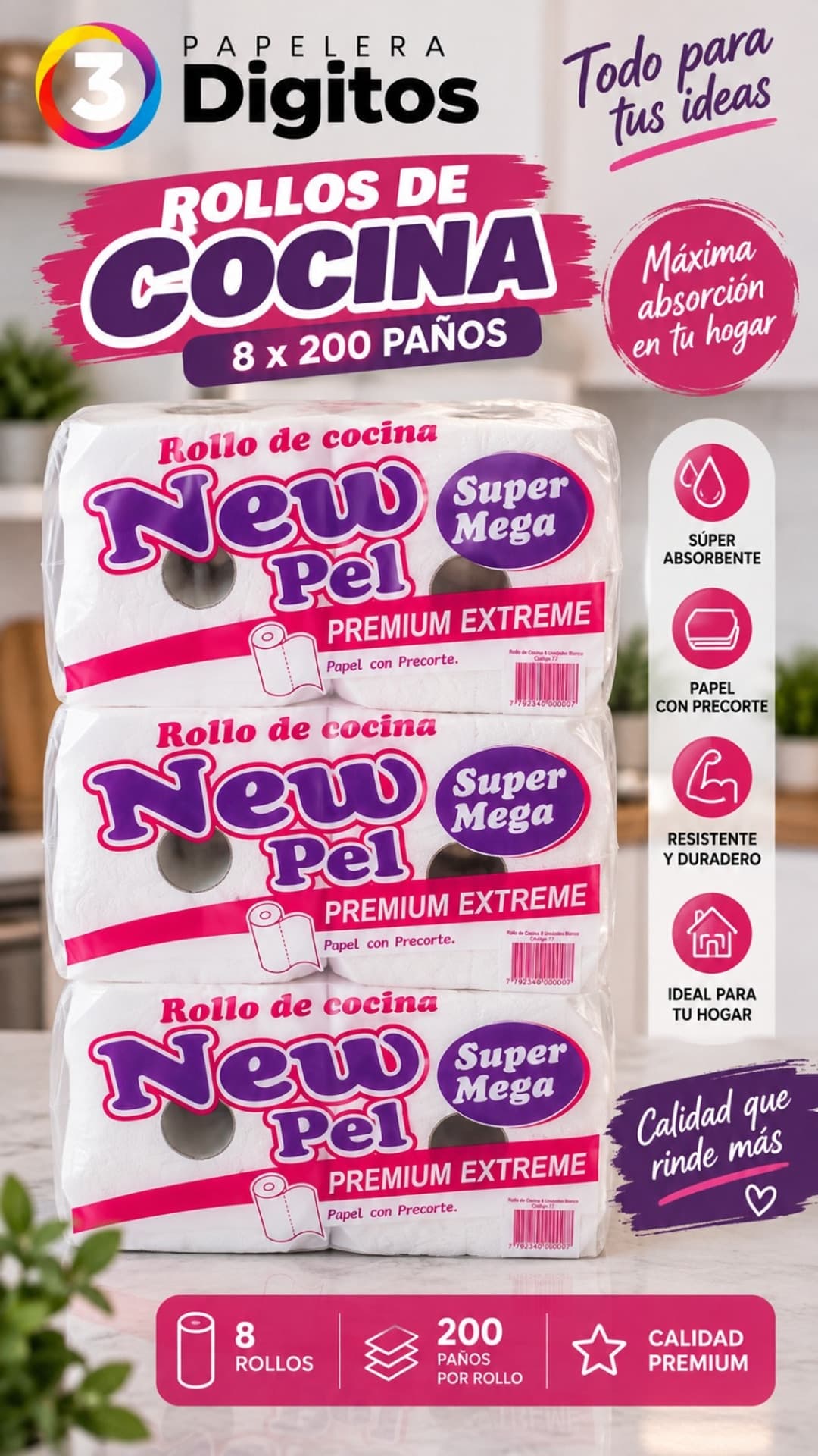 ROLLOS DE COCINA