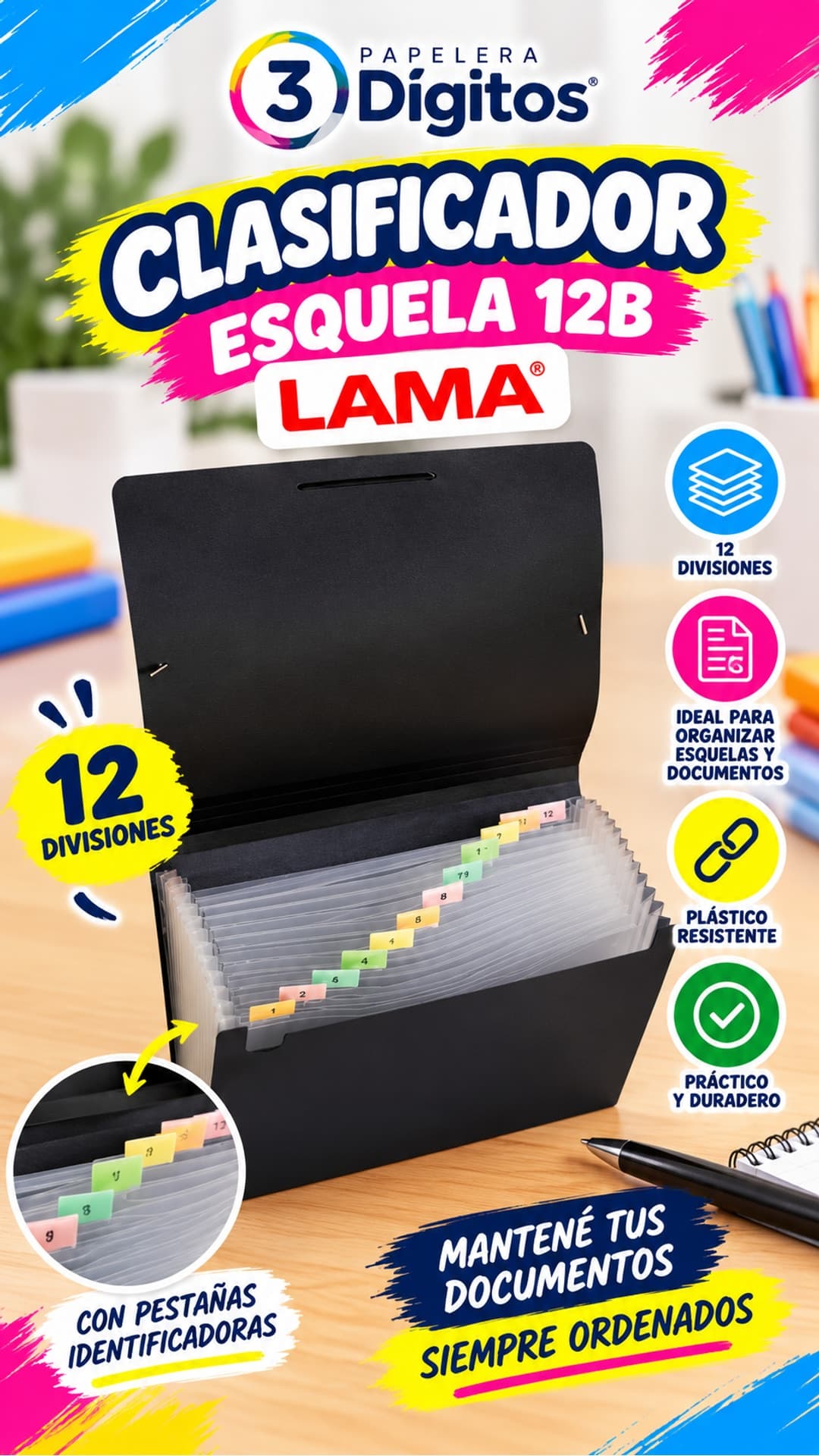 CLASIFICADOR ESQUELA 12B- LAMA