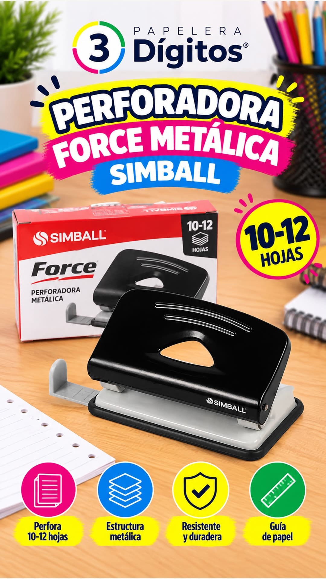 PERFORADORA FORCE METALICA- SIMBALL