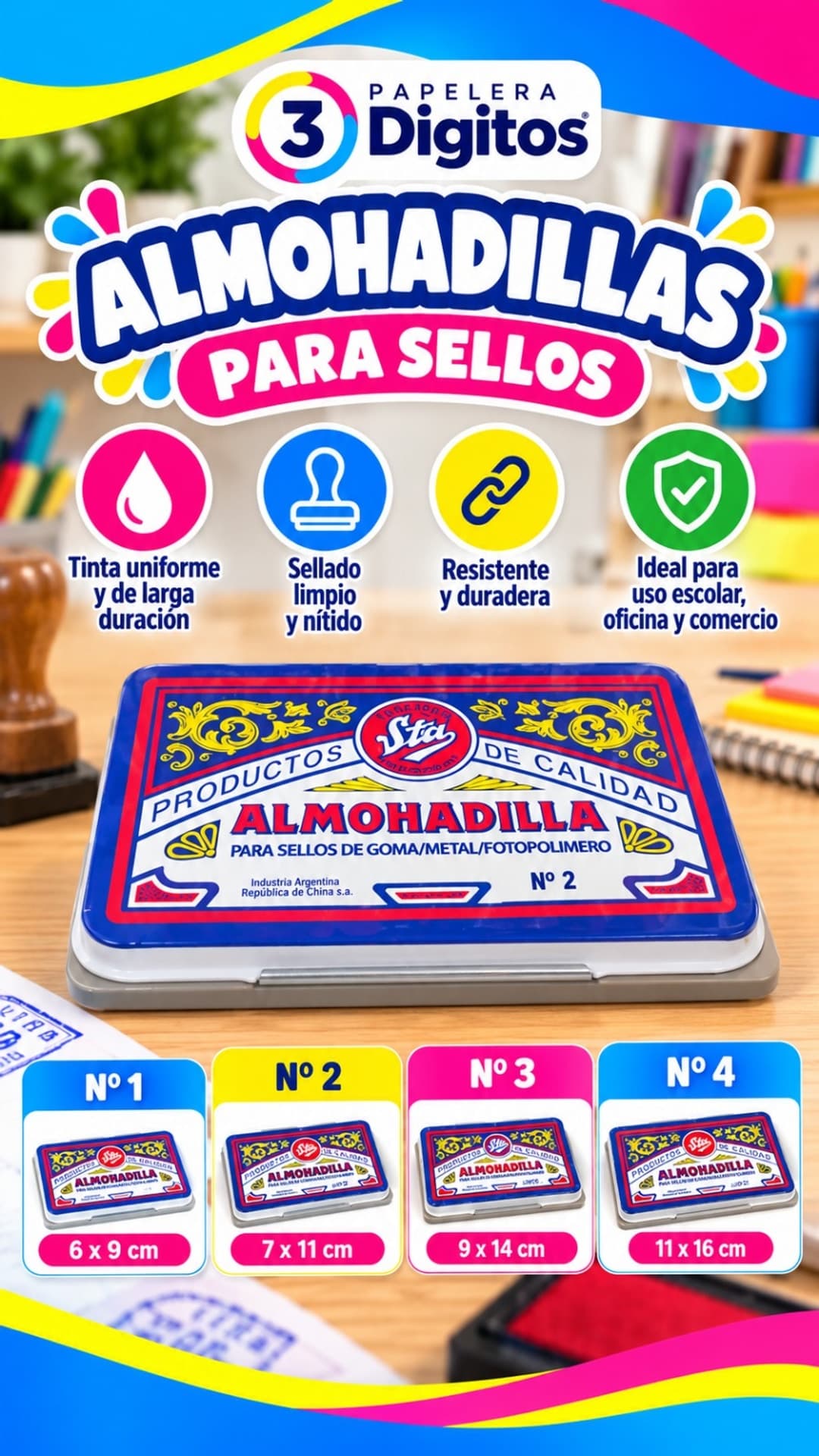 ALMOHADILLAS PARA SELLOS