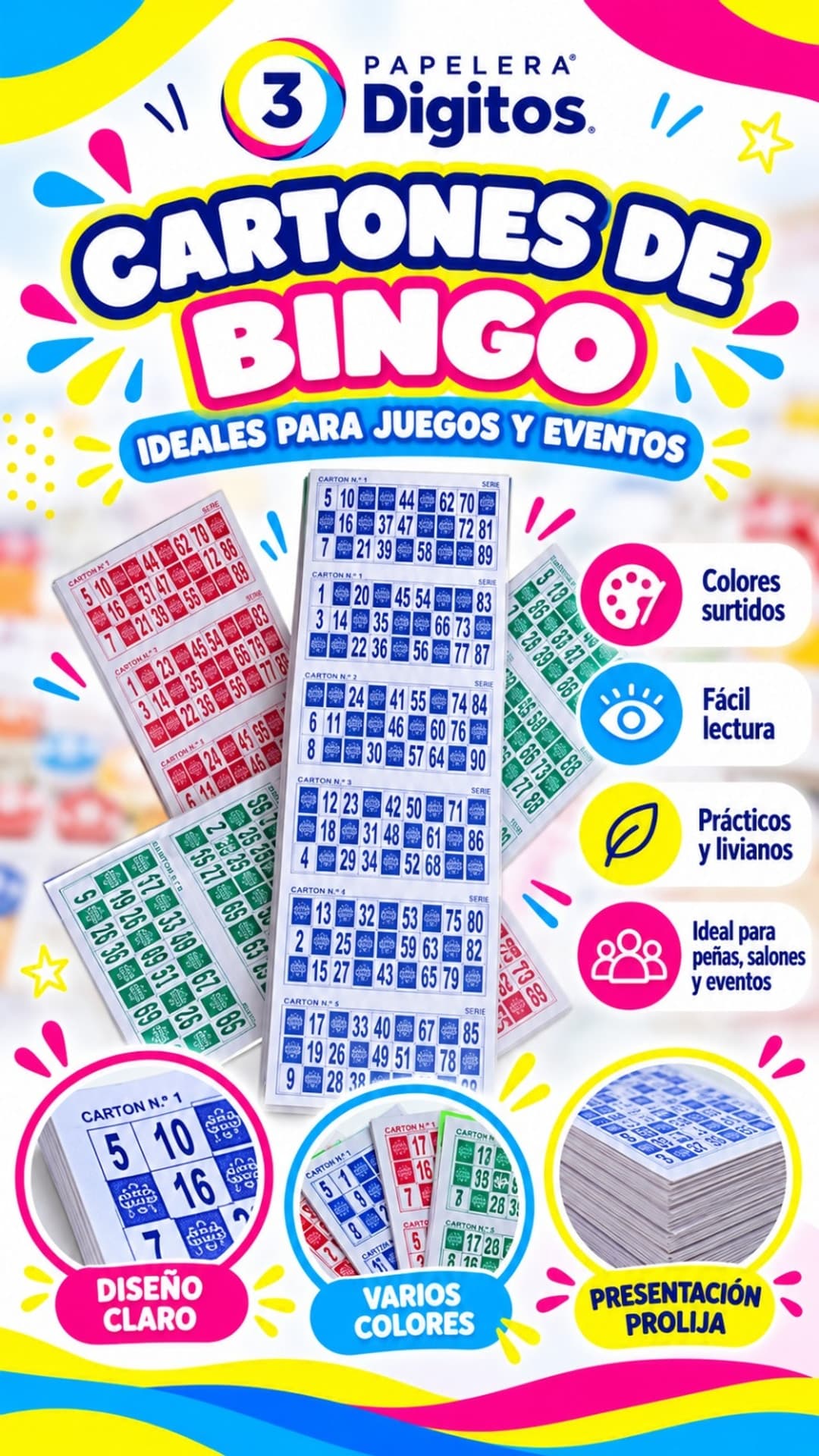 CARTONES DE BINGO