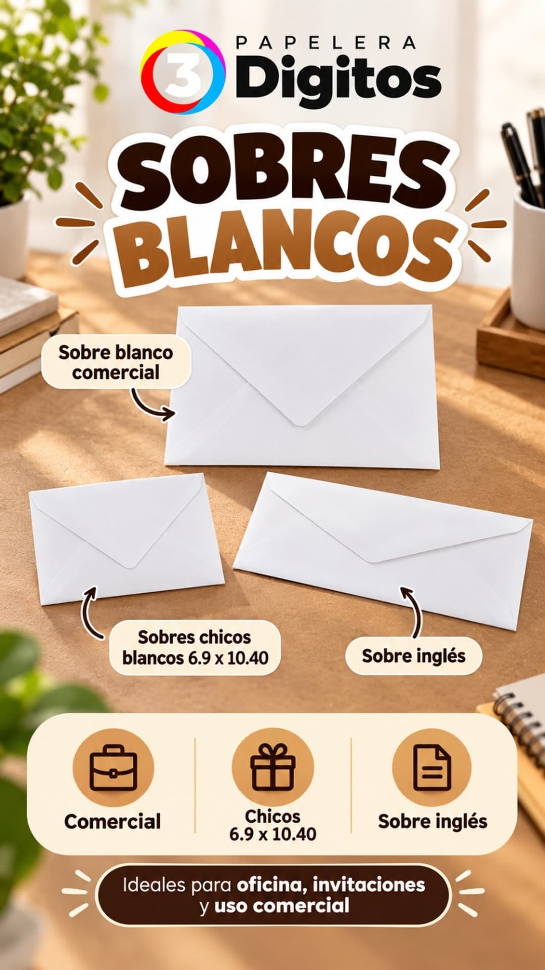 SOBRES BLANCOS