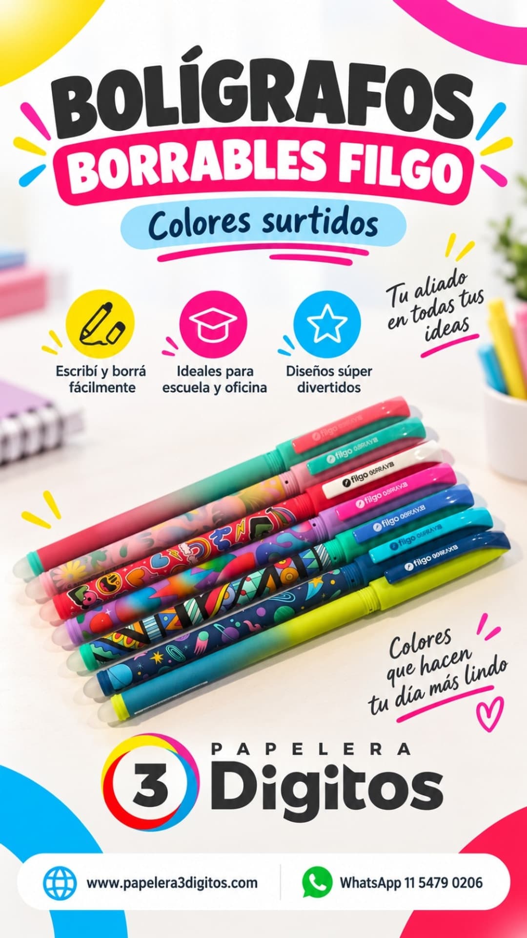 BOLIGRAFO BORRABLE- FILGO