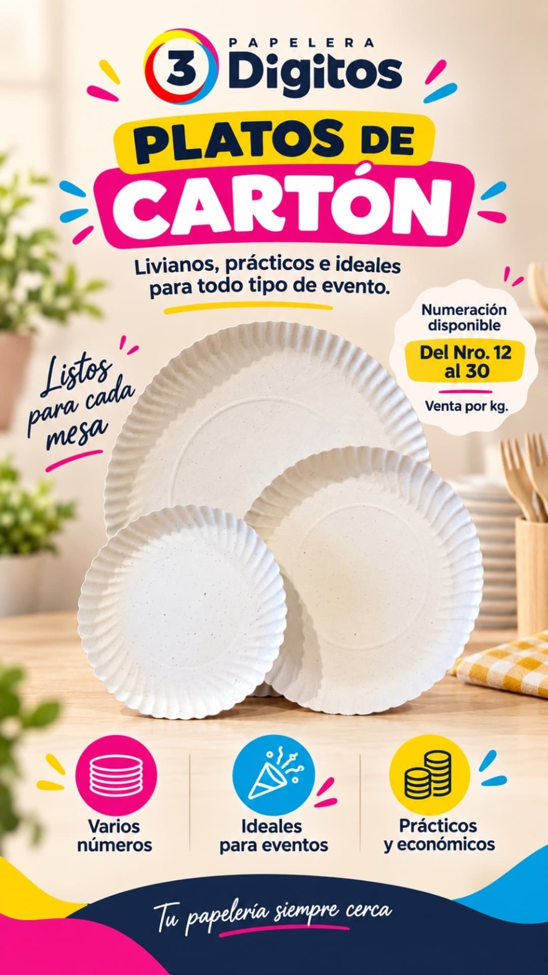 PLATOS DE CARTON
