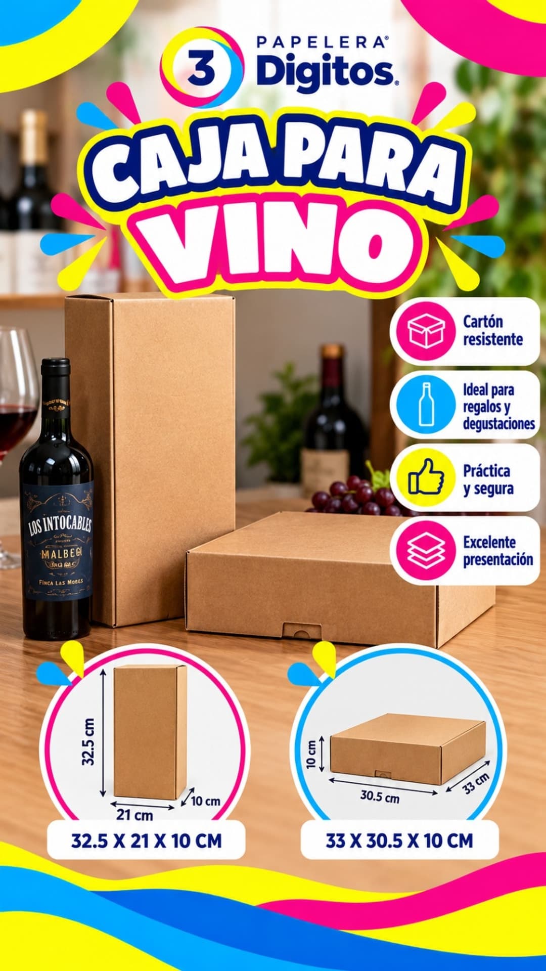 CAJA PARA VINO