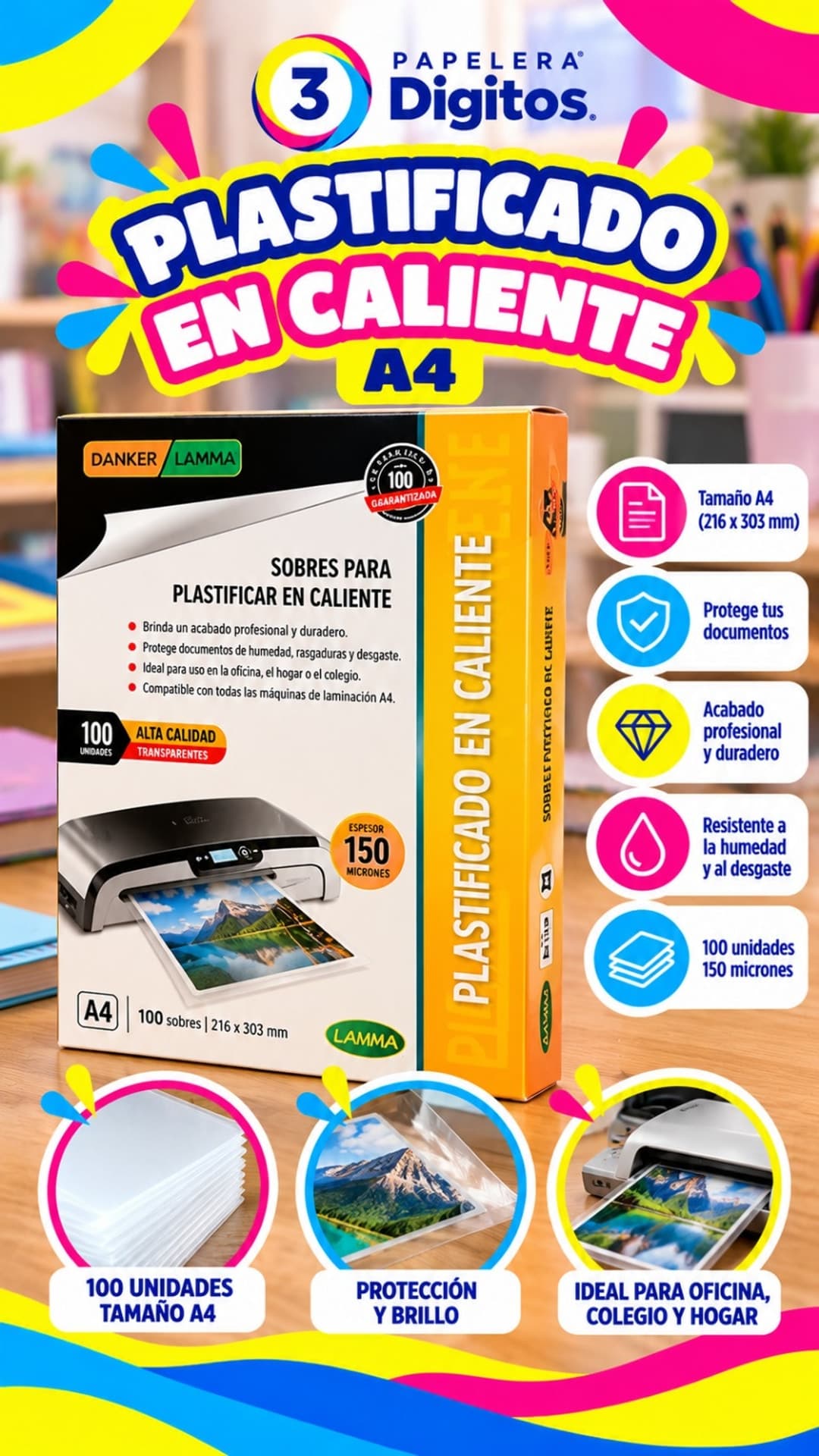 PLASTIFICADO EN CALIENTE A4