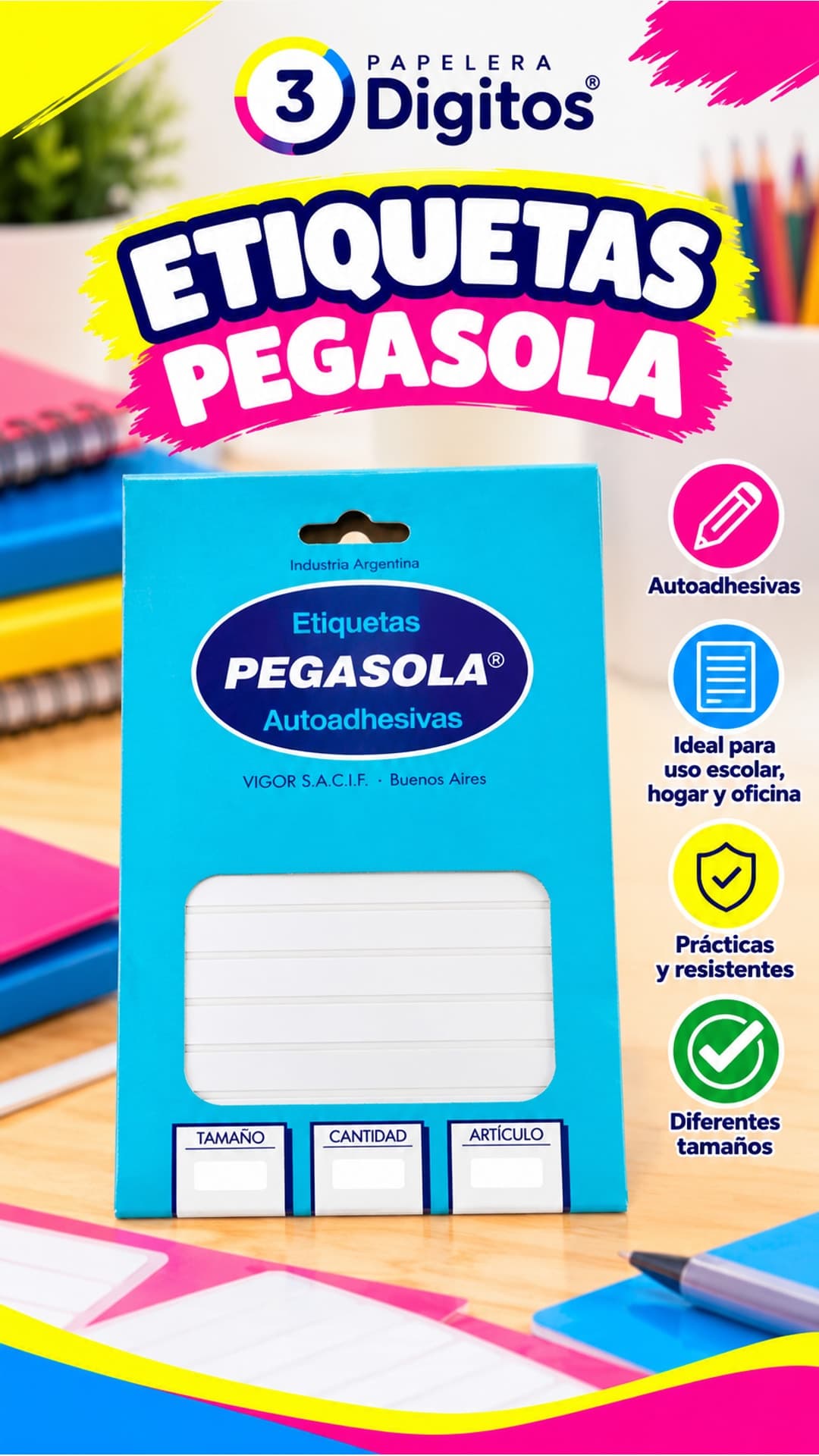 ETIQUETAS PEGASOLA