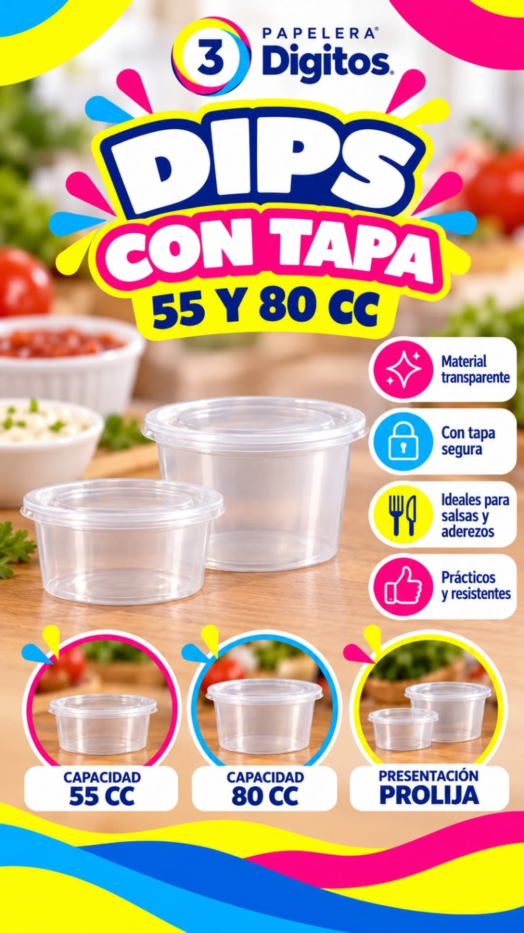 DIPS CON TAPA