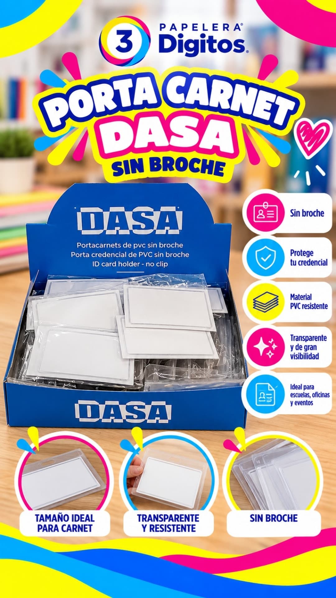 PORTA CARNET- DASA SIN BROCHE