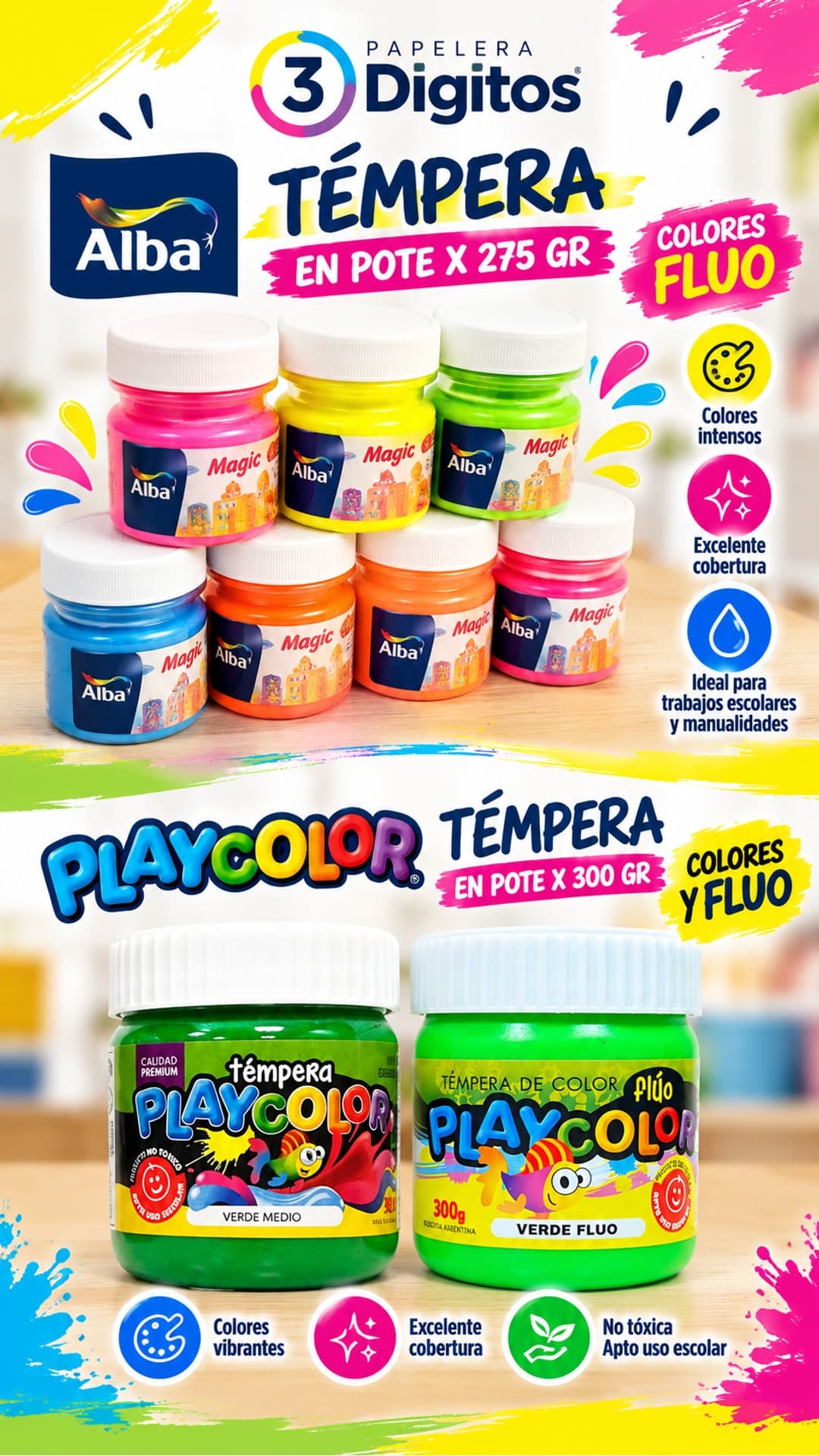 TEMPERA EN POTE- PLAYCOLOR