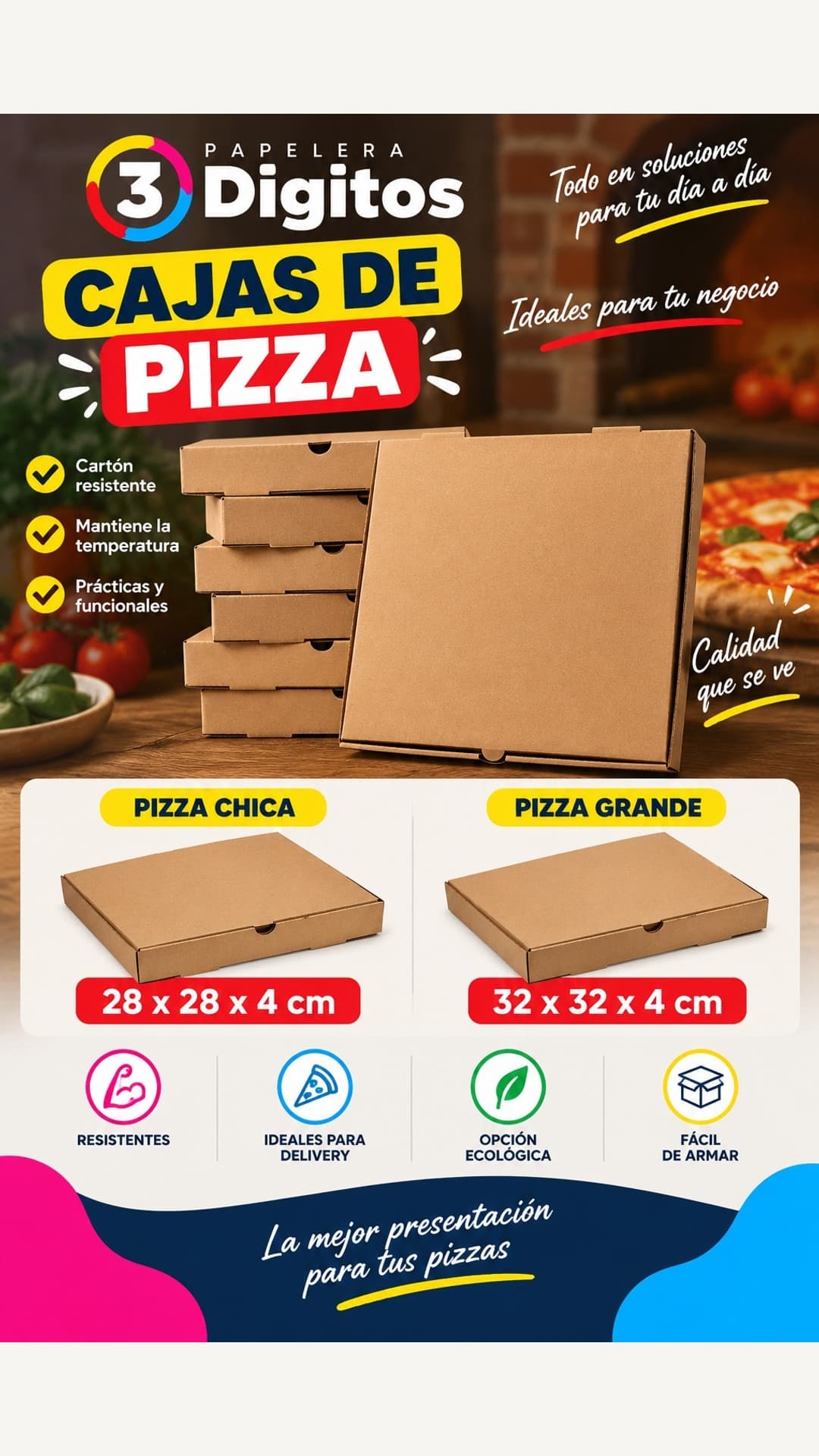 CAJAS DE PIZZA