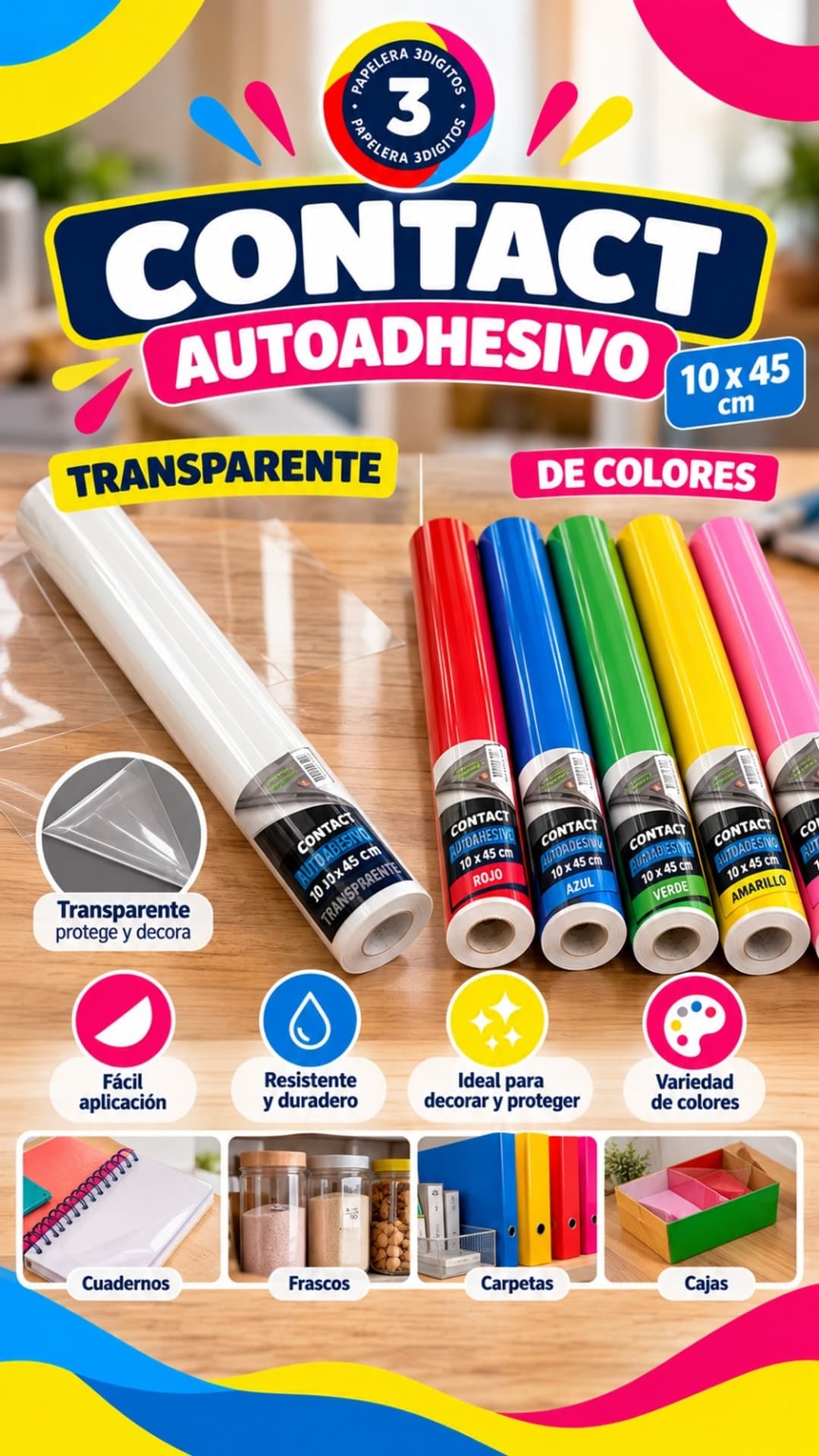 CONTACT AUTOADHESIVO