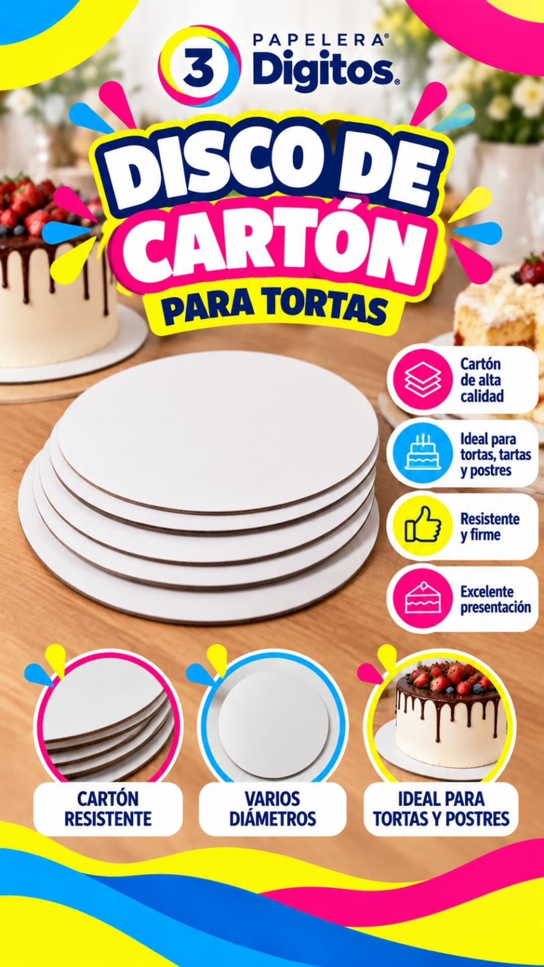 DISCO DE CARTON