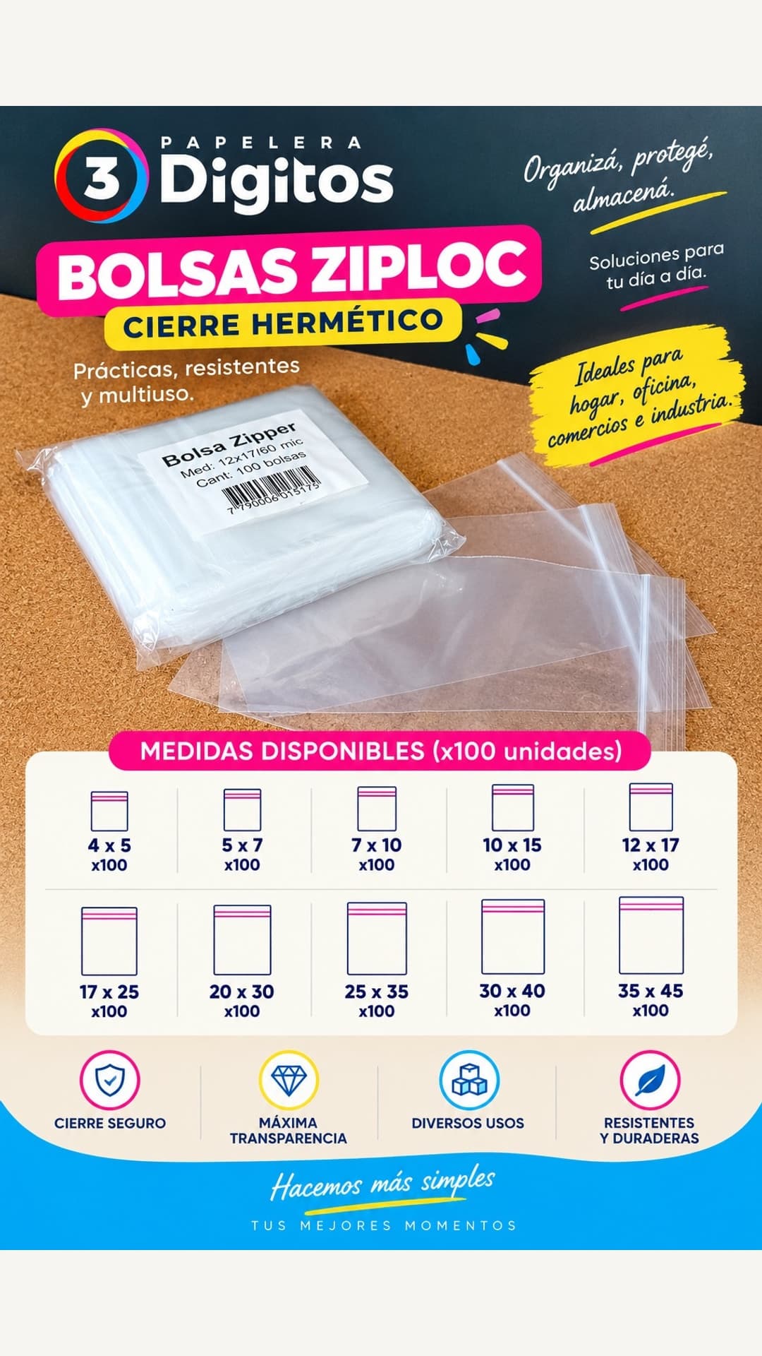 BOLSAS ZIPLOC