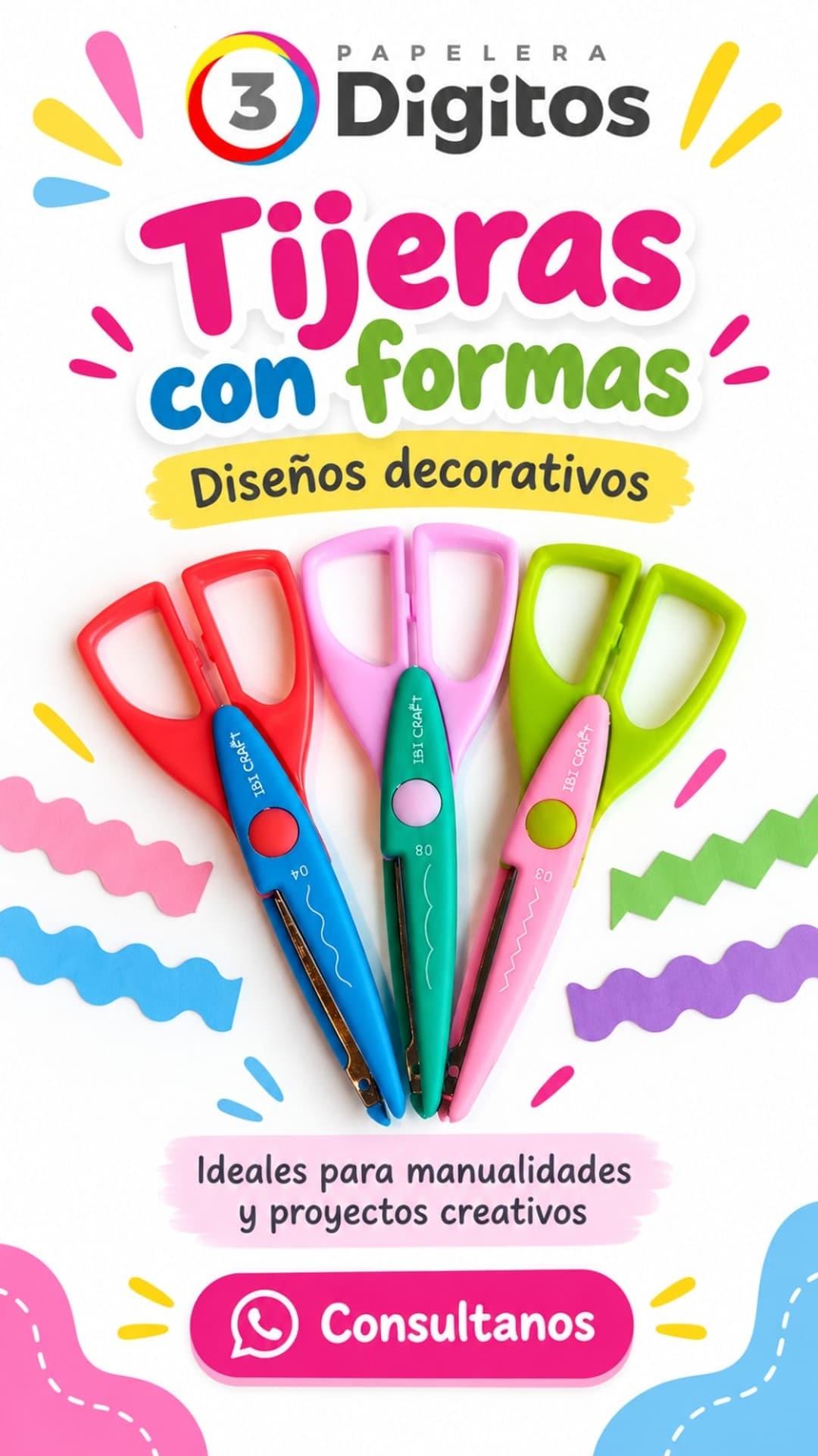 TIJERAS CON FORMA