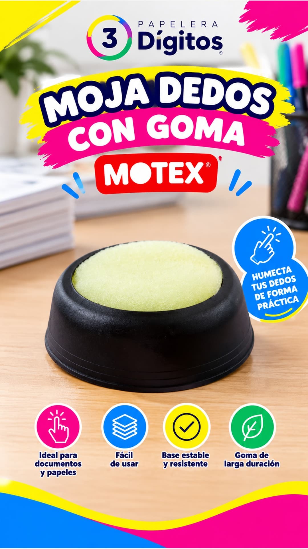 MOJA DEDOS CON GOMA- MOTEX