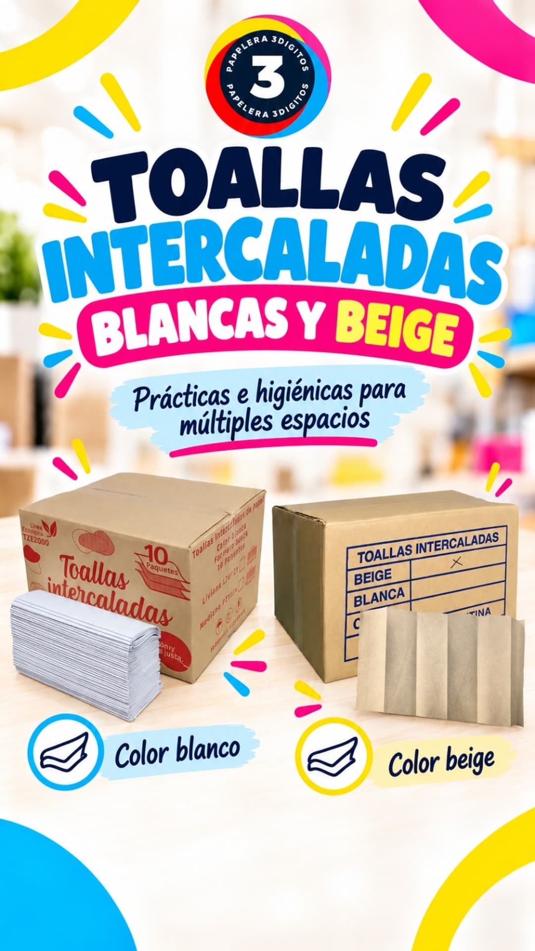 TOALLAS INTERCALADAS