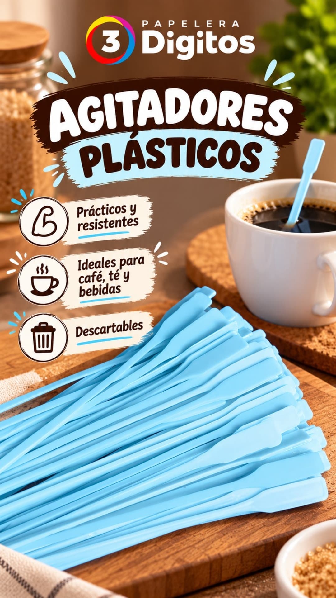 AGITADORES PLASTICOS