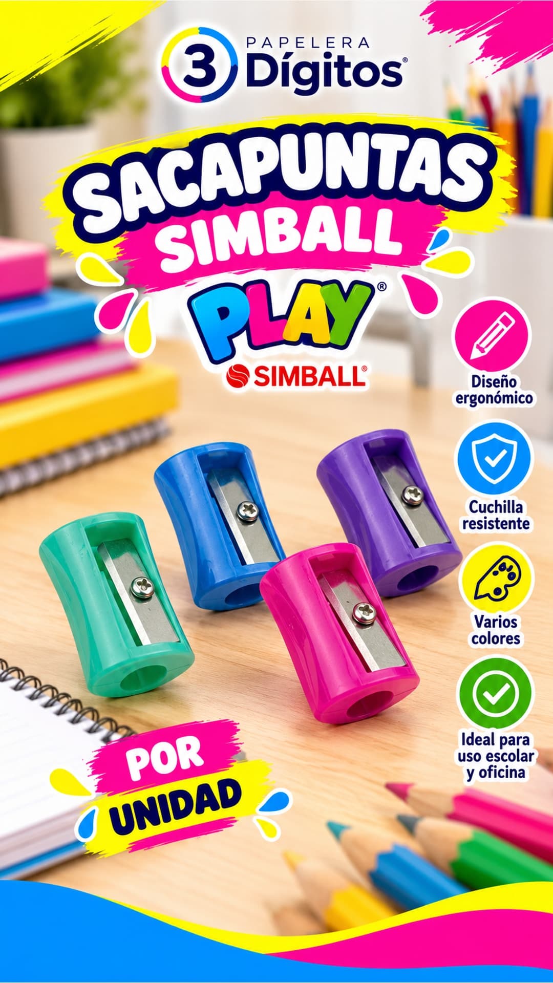SACAPUNTAS PLAY- SIMBALL