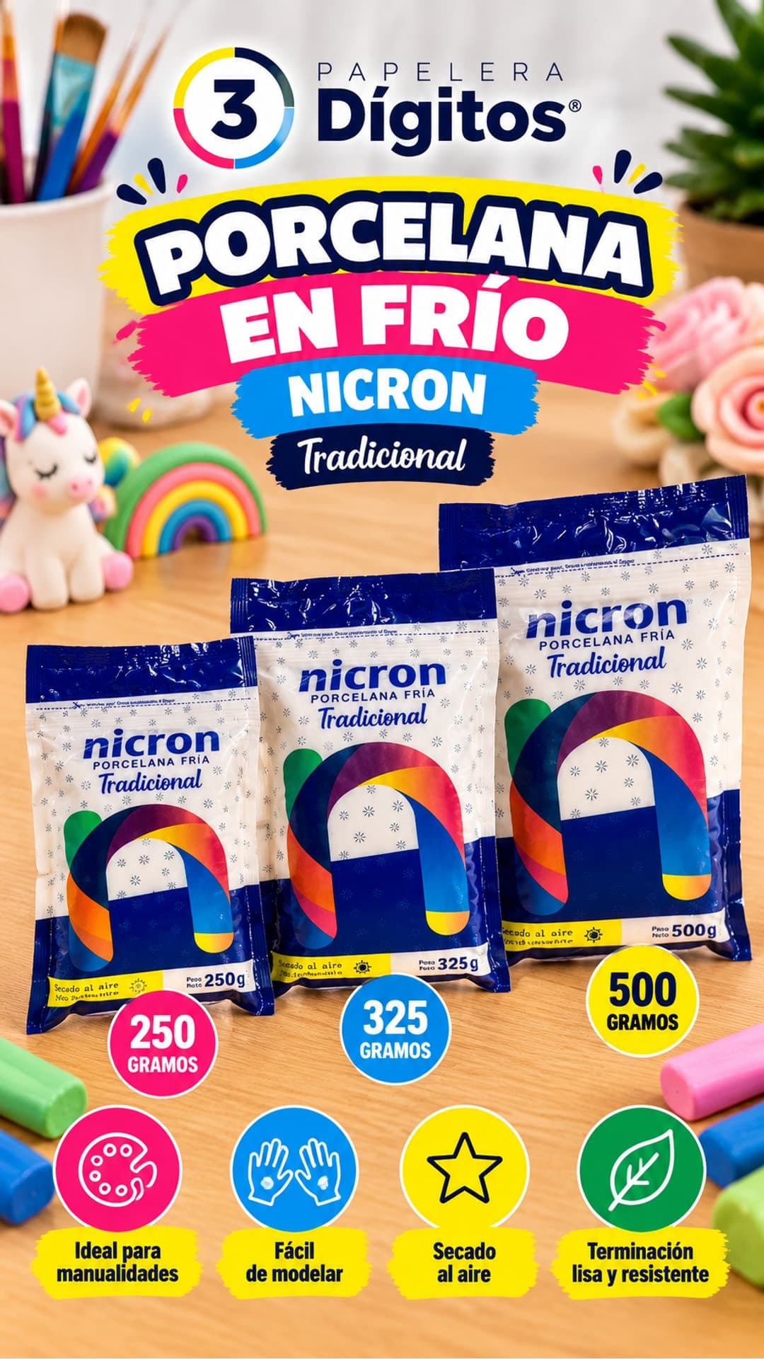 PORCELANA EN FRIO- NICRON