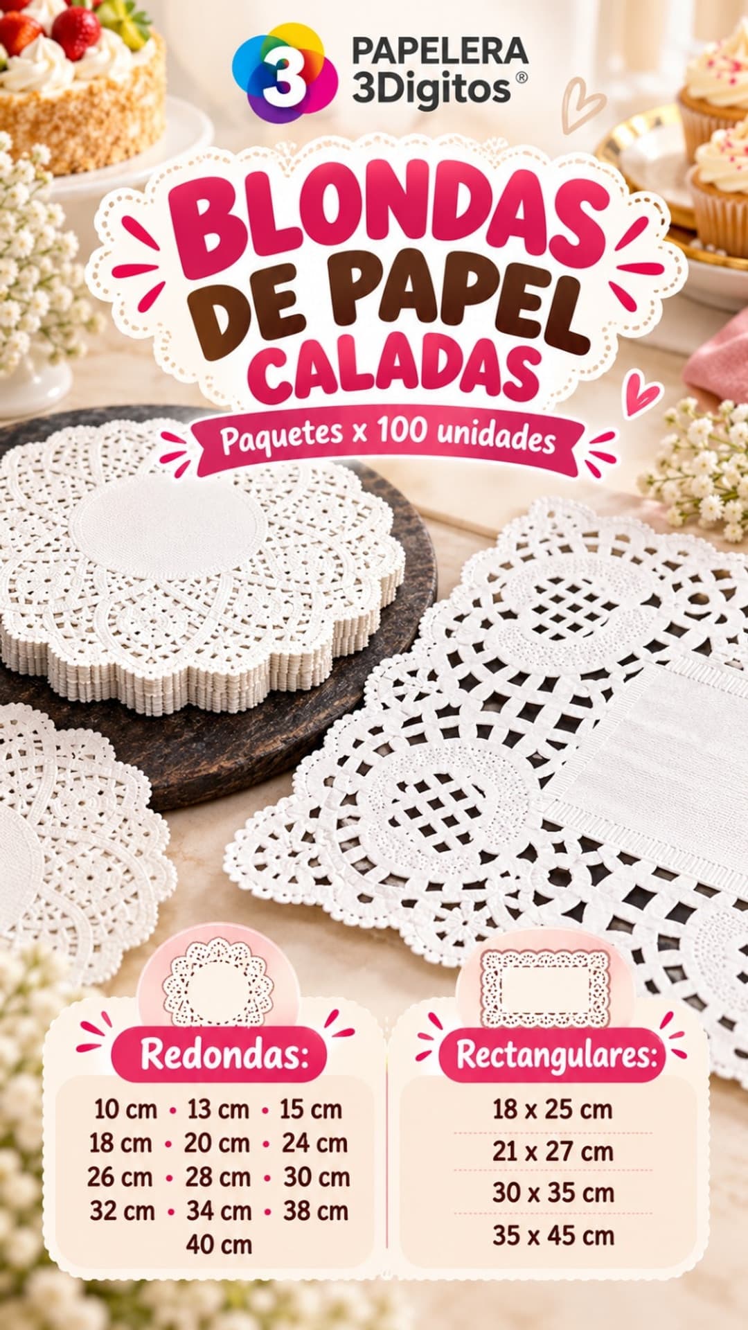 BLONDA DE PAPEL CALADA