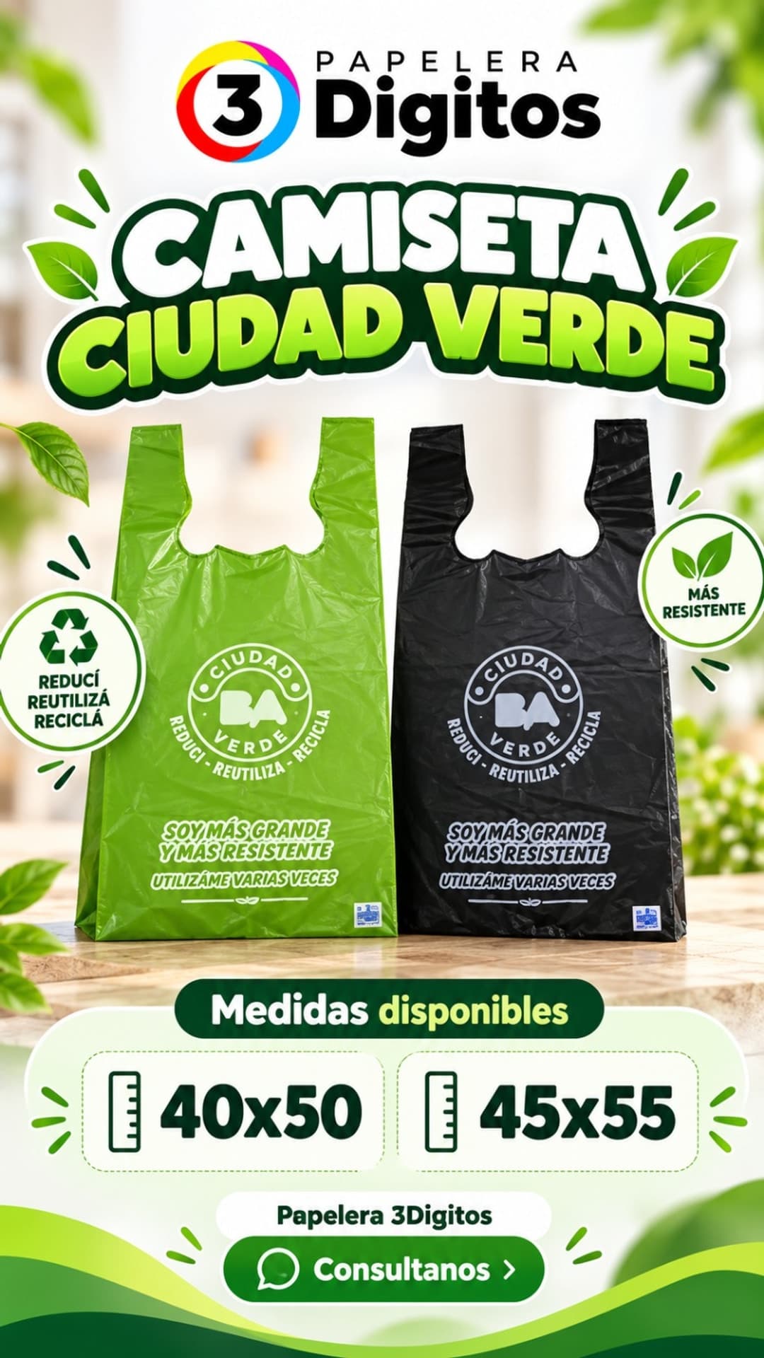 CAMISETA CIUDAD VERDE