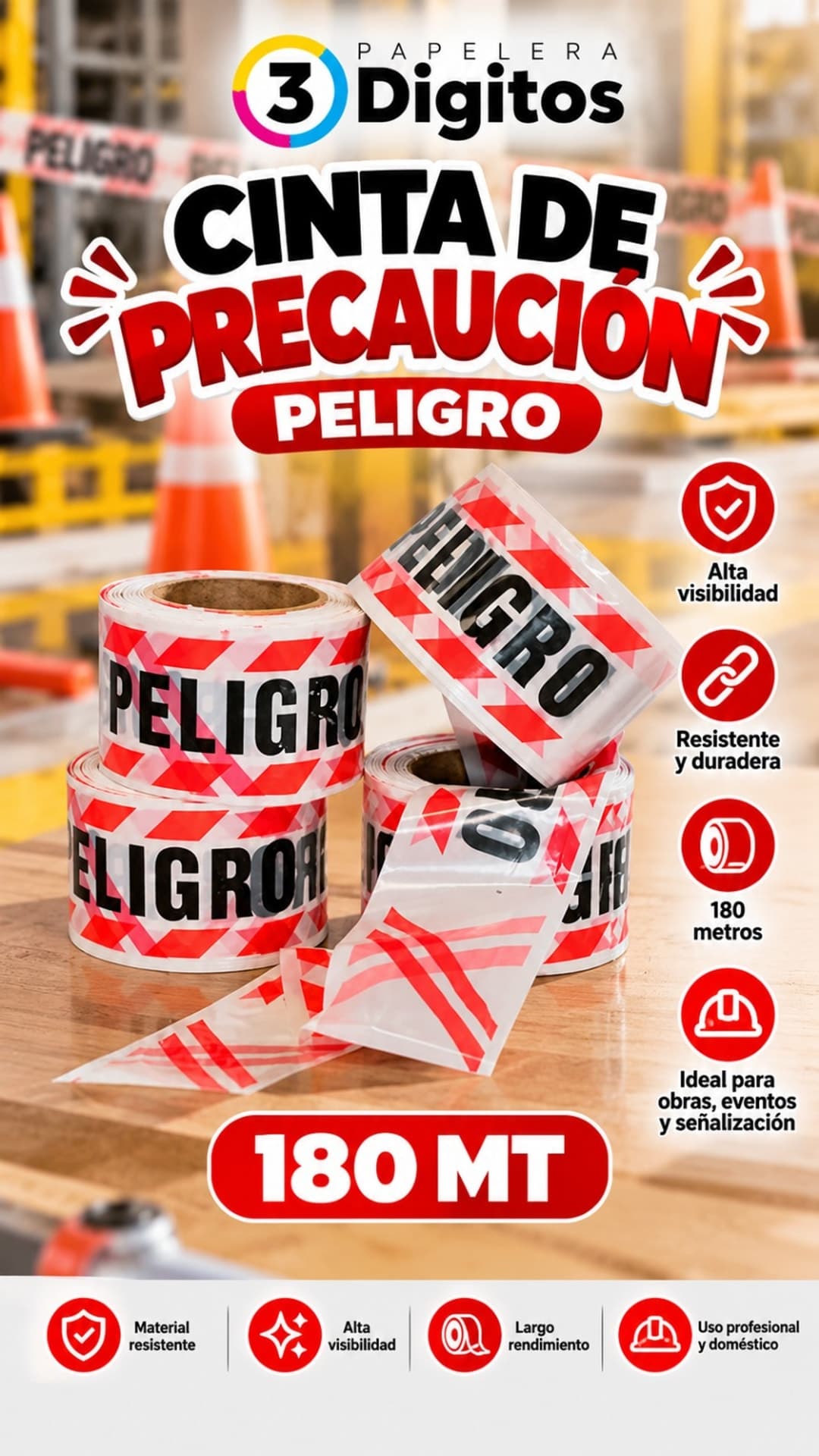 CINTA DE PRECAUCION