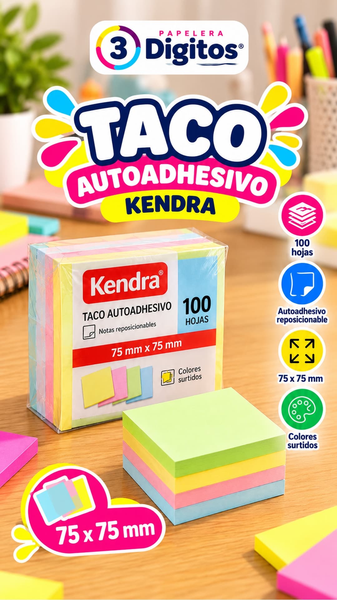 TACO AUTOADHESIVO- KENDRA